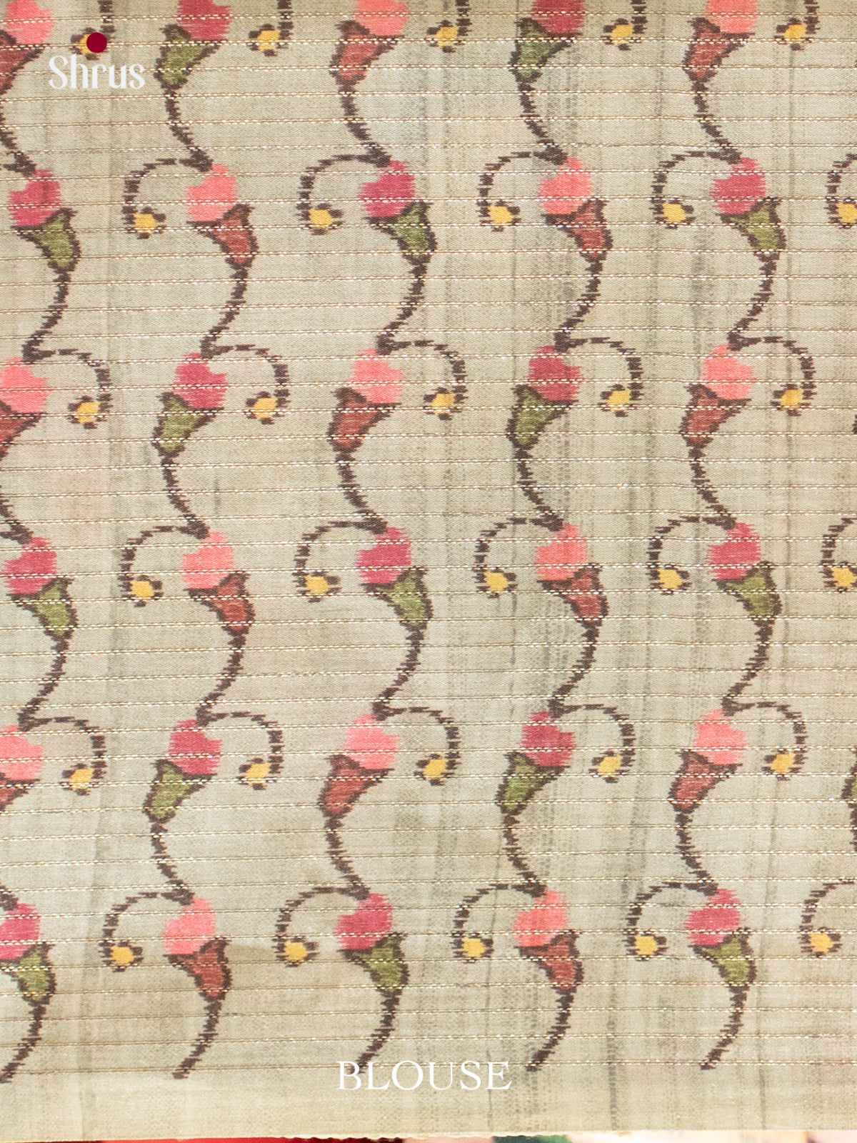Printed Semi Tussar Saree - EI17022