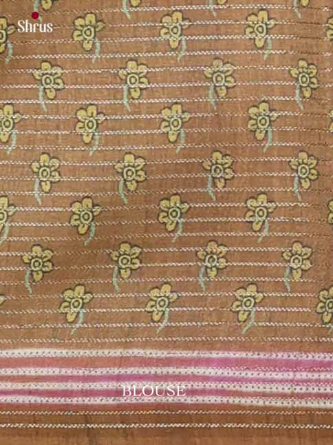 Printed Semi Tussar Saree - EI17029