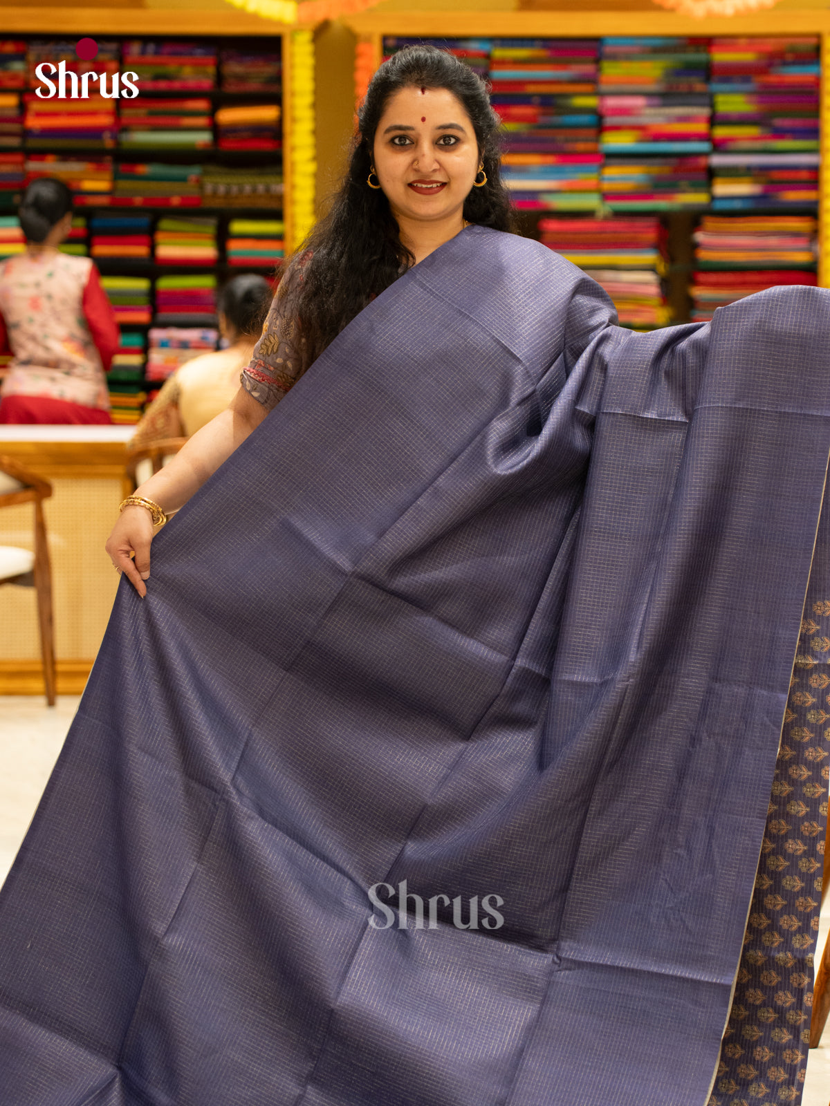 Printed Semi Tussar Saree - EI17061