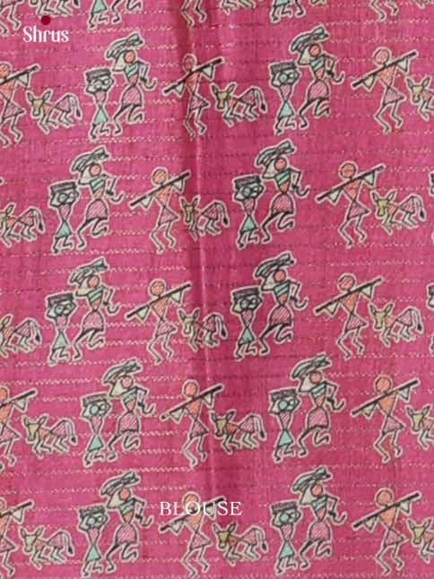 Printed Semi Tussar Saree - EI17075
