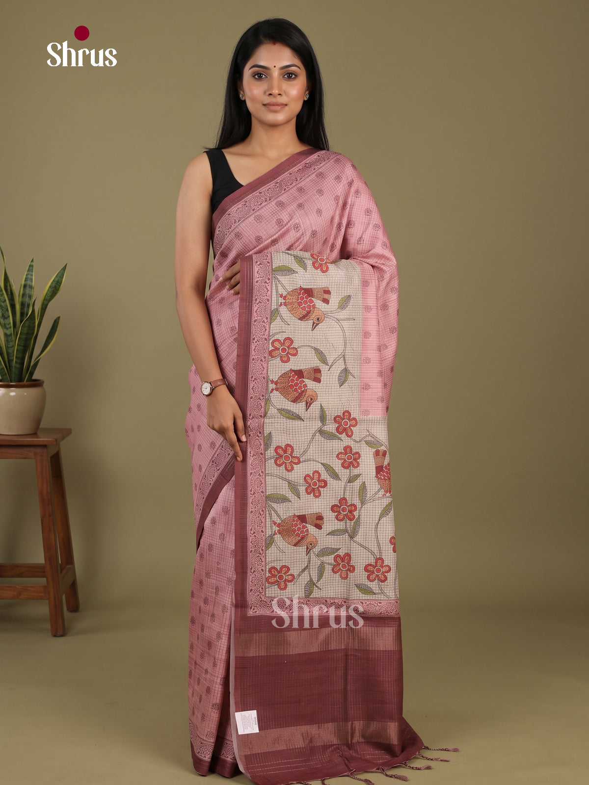 Printed Semi Tussar Saree - EI17085