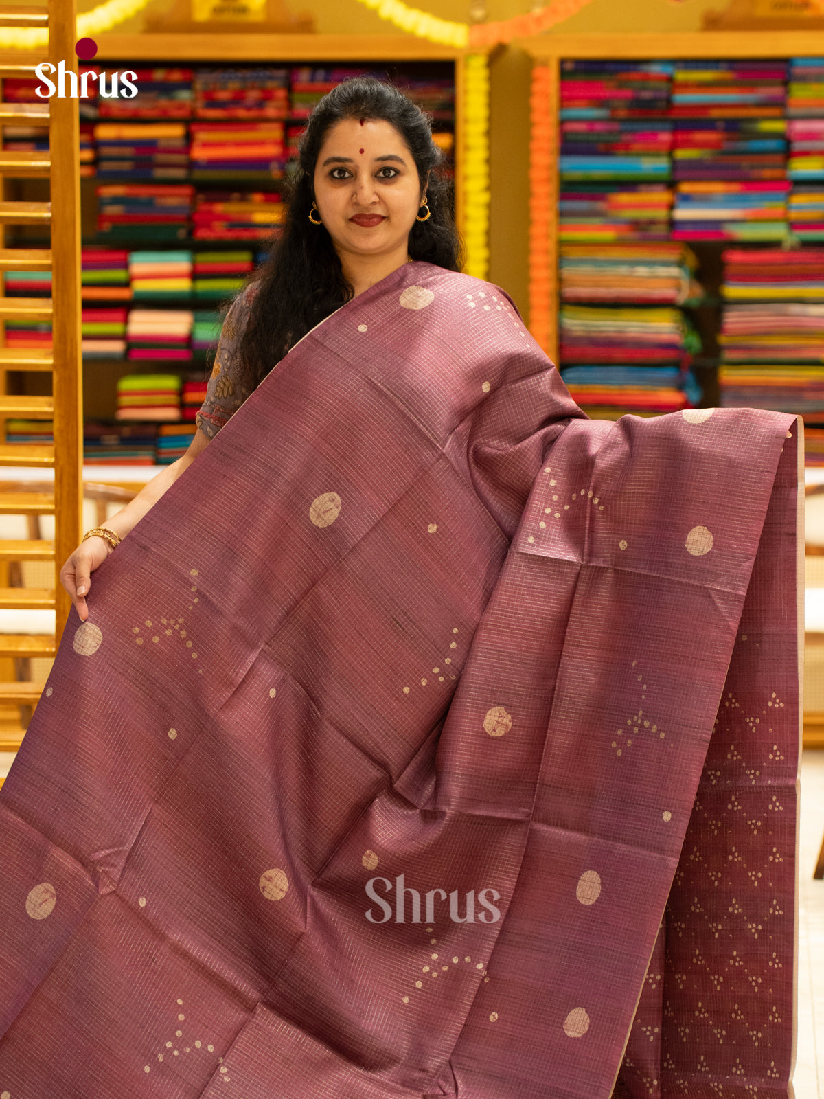 Printed Semi Tussar Saree - EI17108