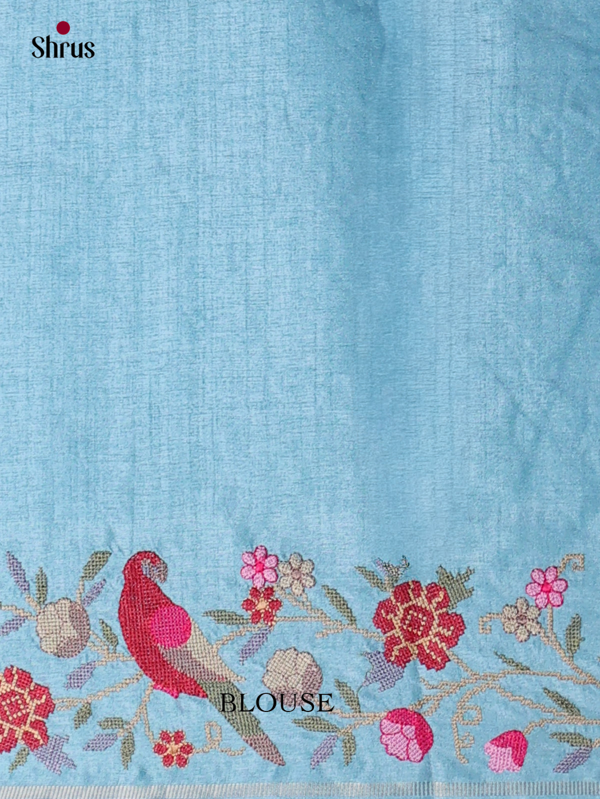 Tussar Embroidery Saree - EI17211