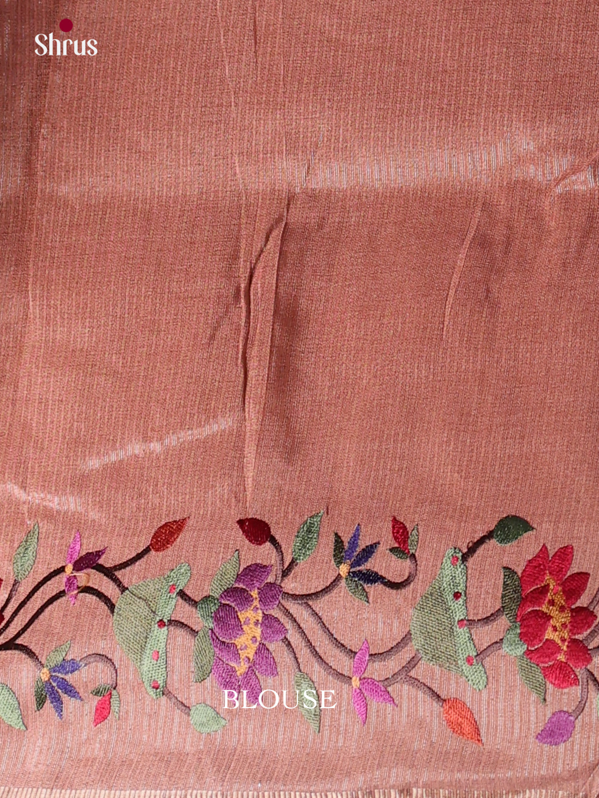 Tussar Embroidery Saree - EI17234