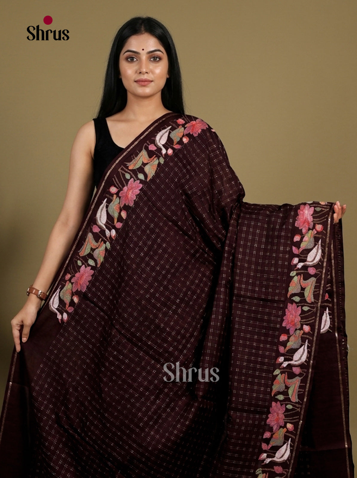 Tussar Embroidery Saree - EI17265