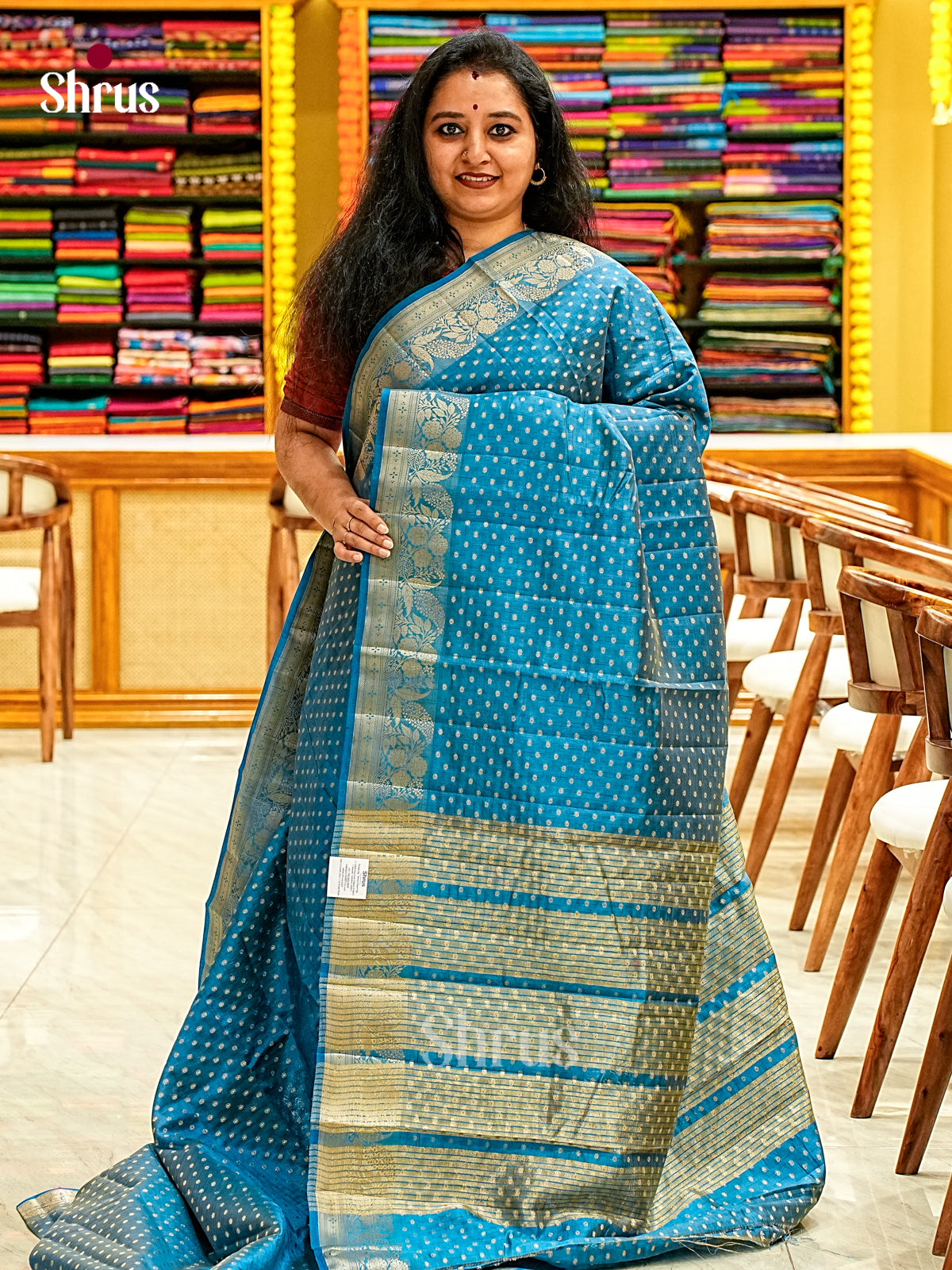 Semi Rawsilk Saree - EI19001
