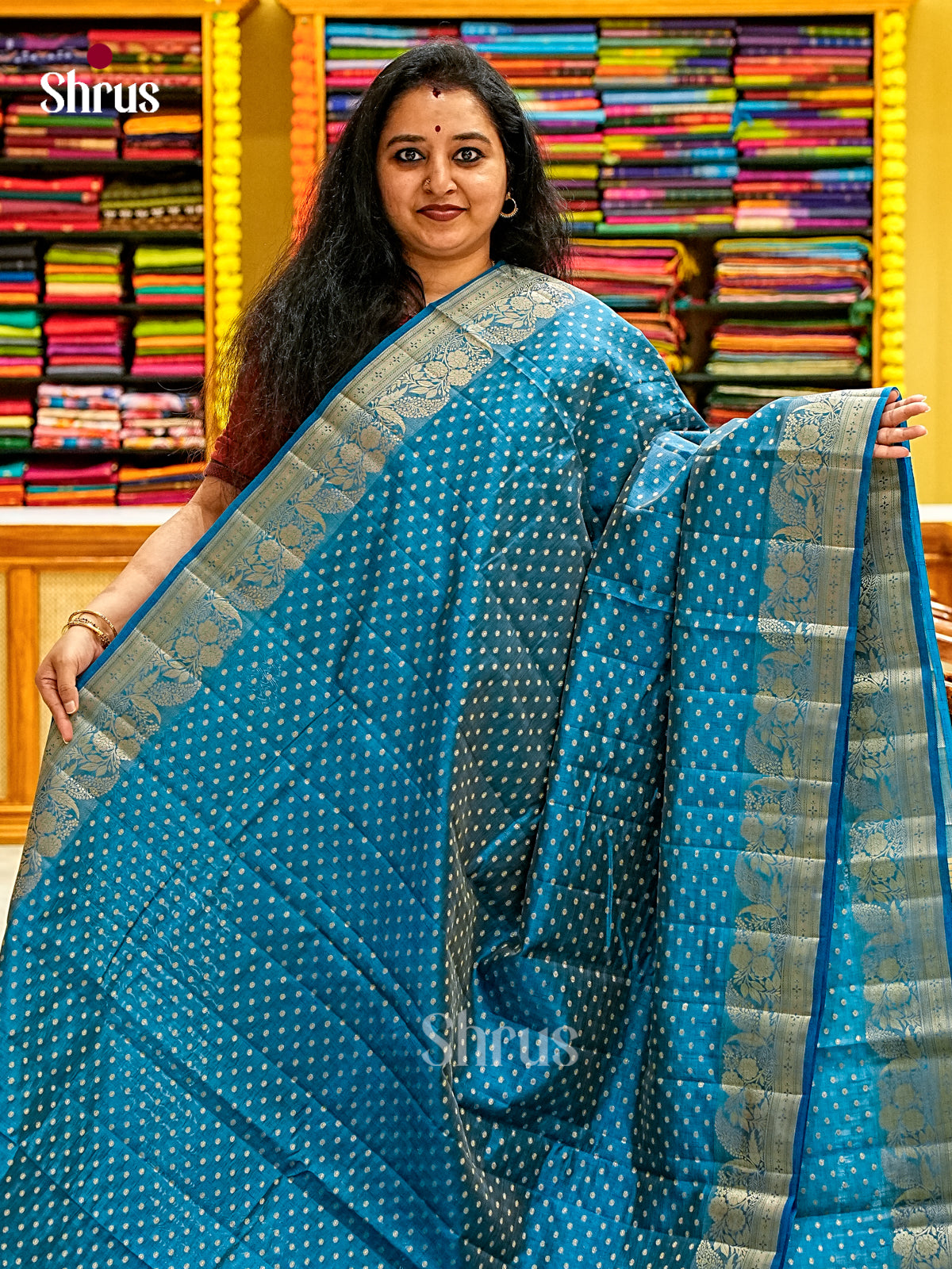 Semi Rawsilk Saree - EI19001