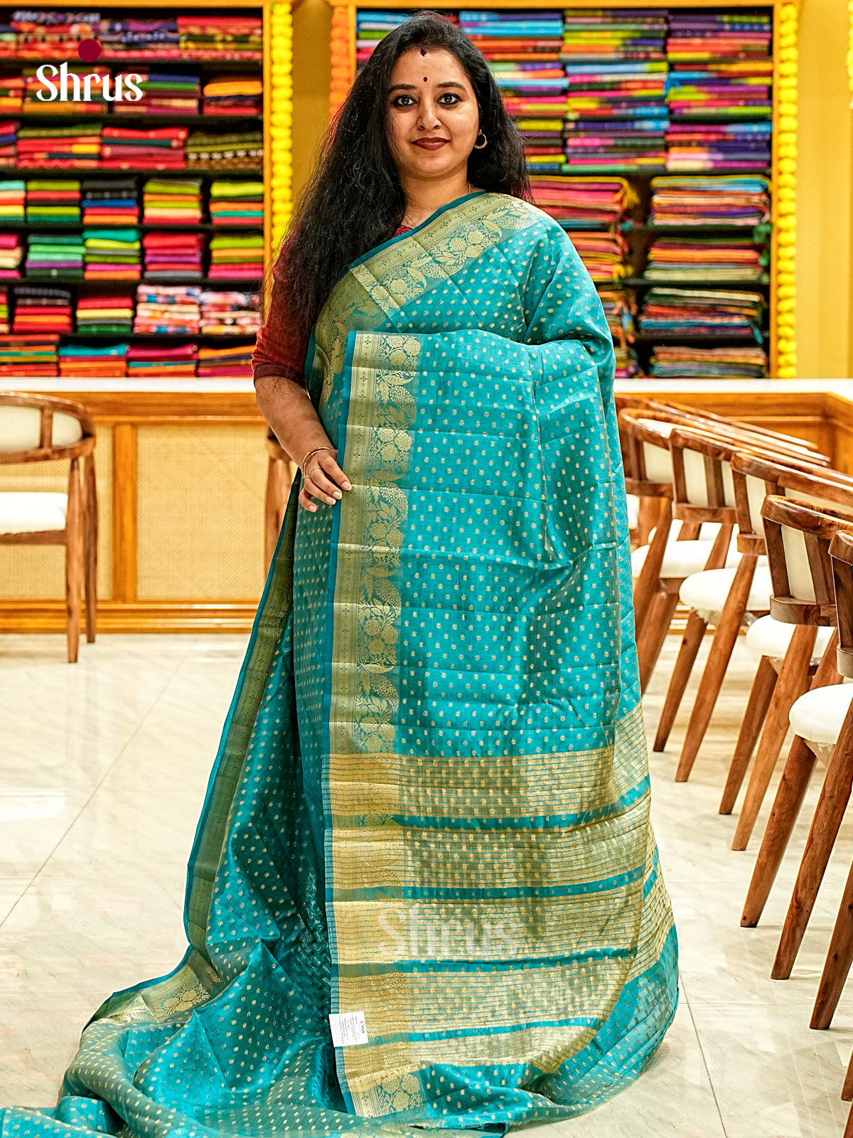 Semi Rawsilk Saree - EI19005