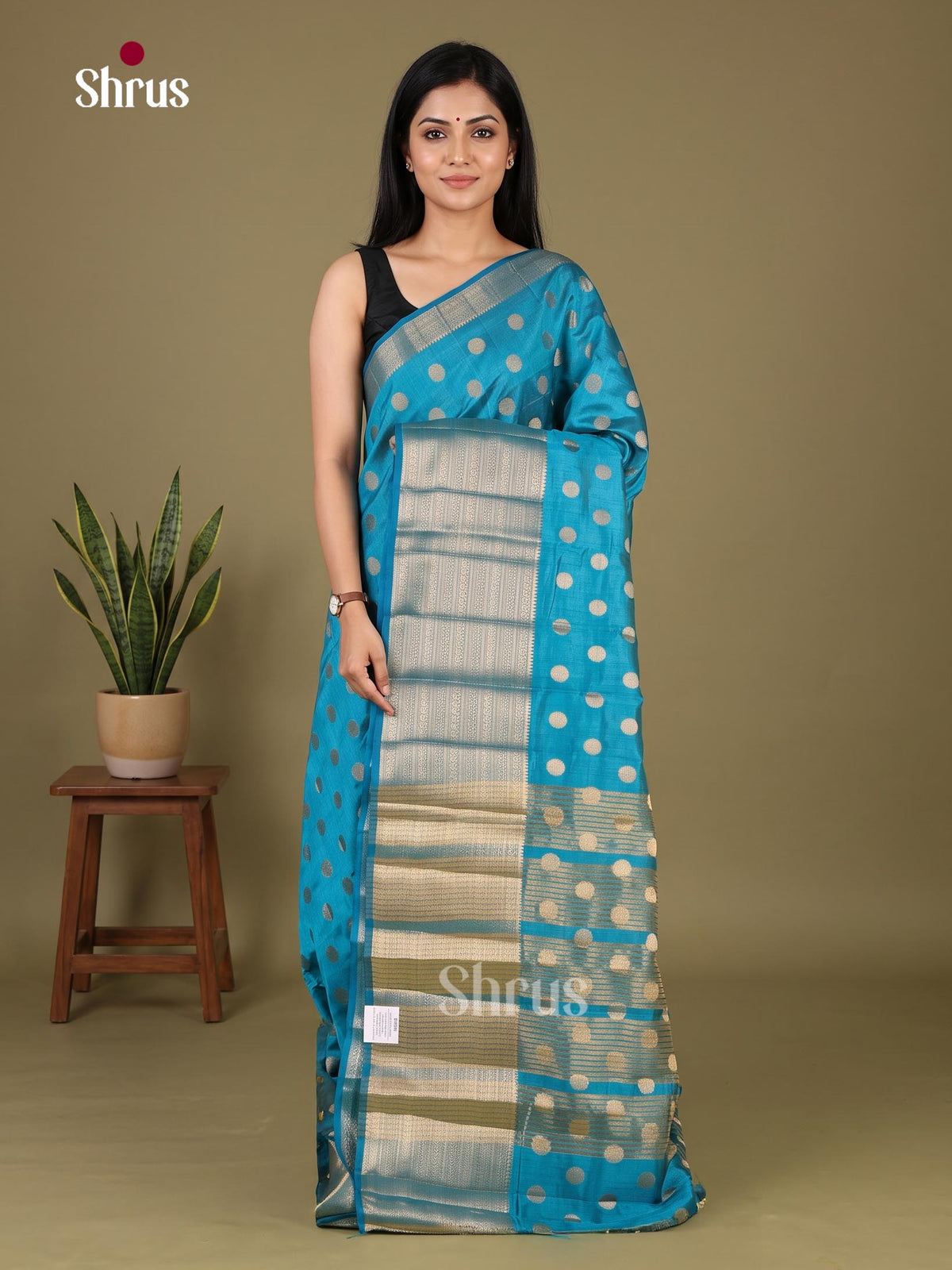 Semi Rawsilk Saree - EI19015