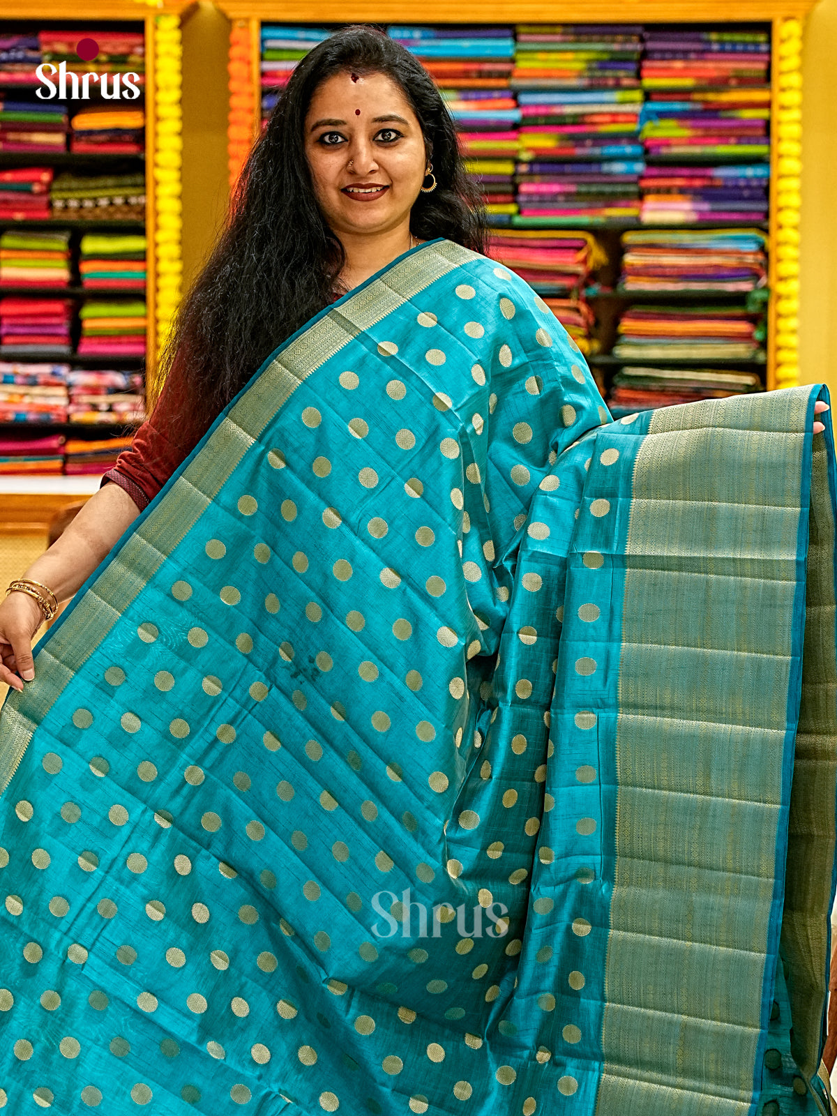 Semi Rawsilk Saree - EI19022