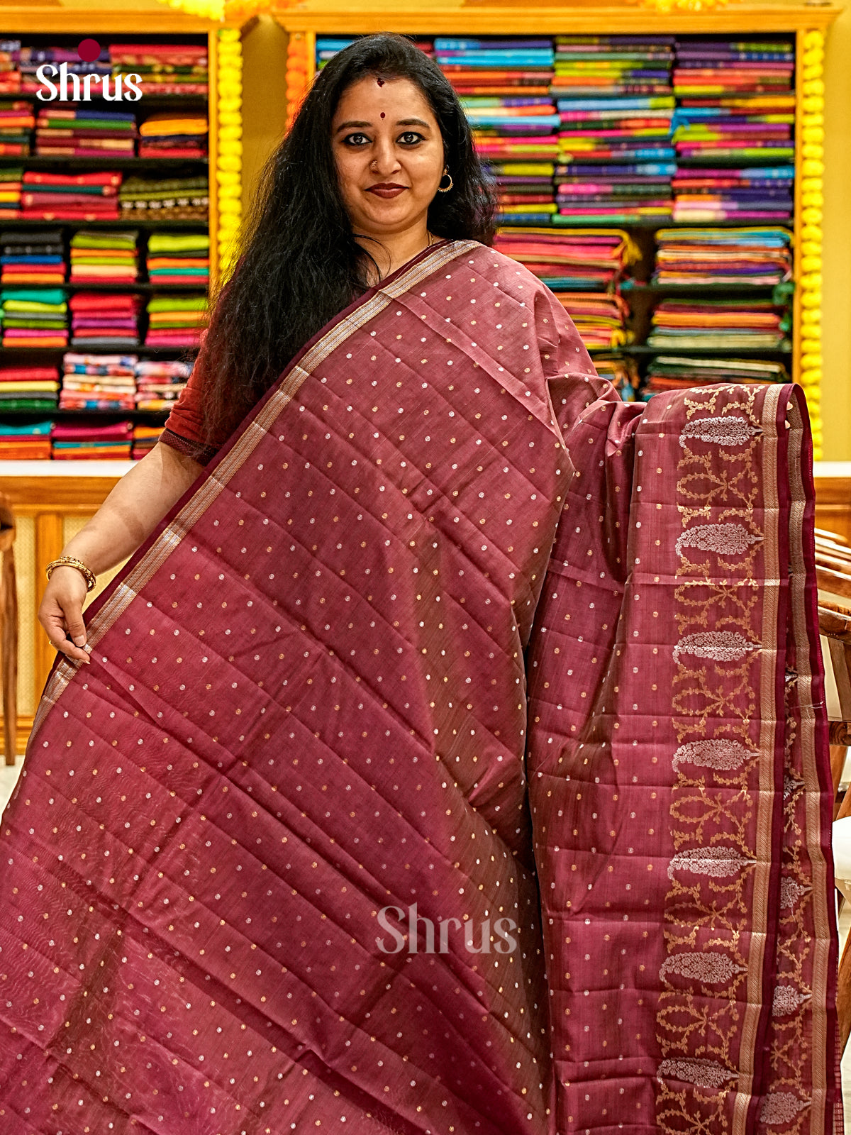 Semi Rawsilk Saree - EI19035