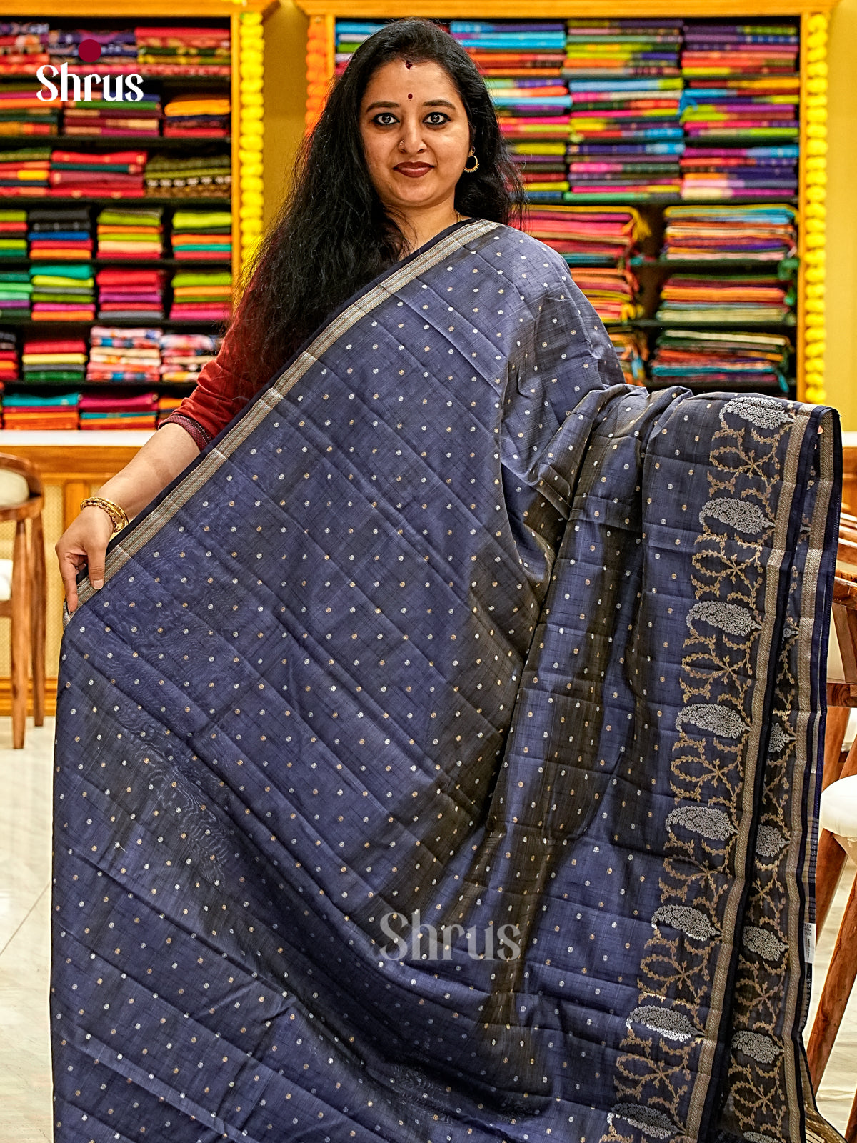 Semi Rawsilk Saree - EI19038
