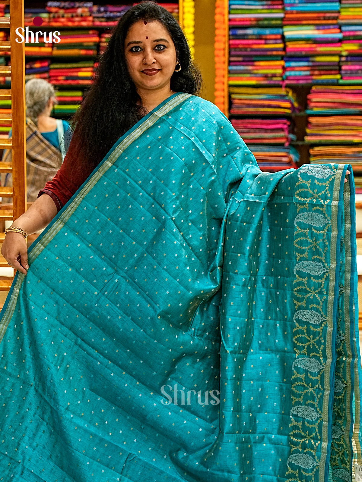 Semi Rawsilk Saree - EI19044