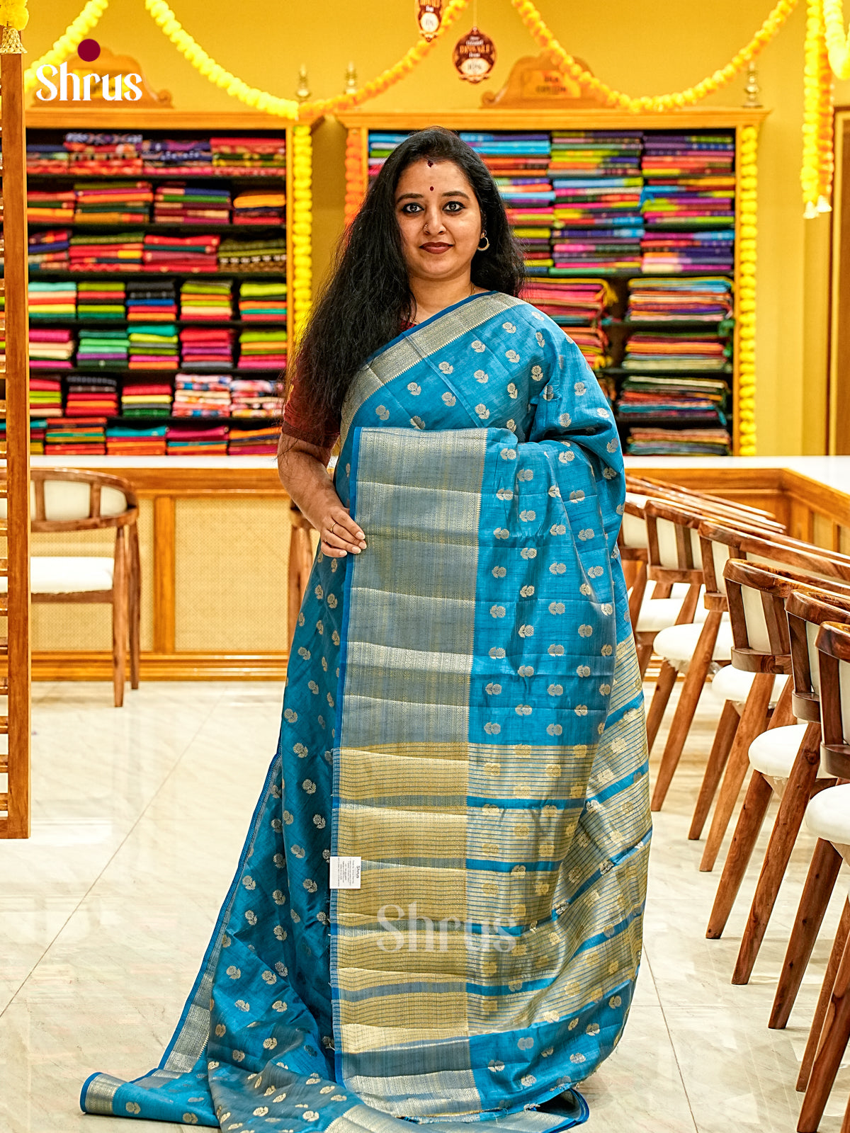 Semi Rawsilk Saree - EI19049
