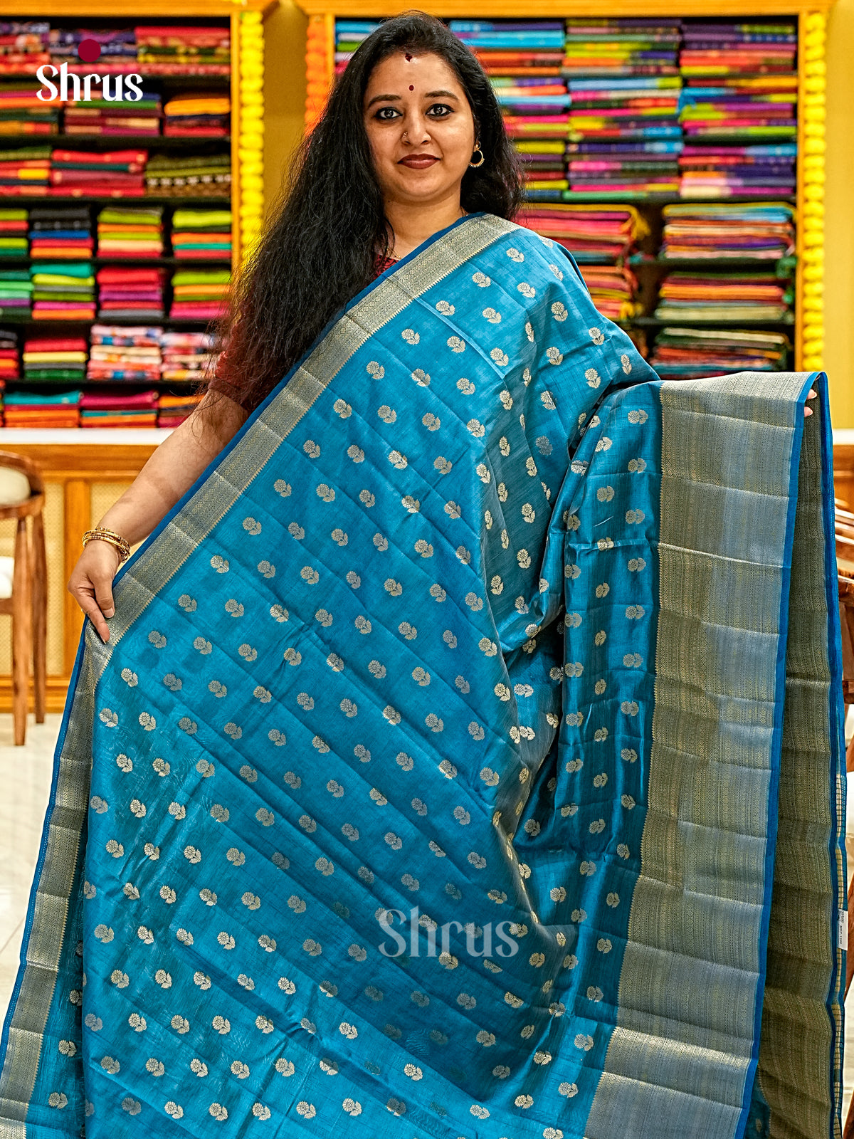 Semi Rawsilk Saree - EI19049