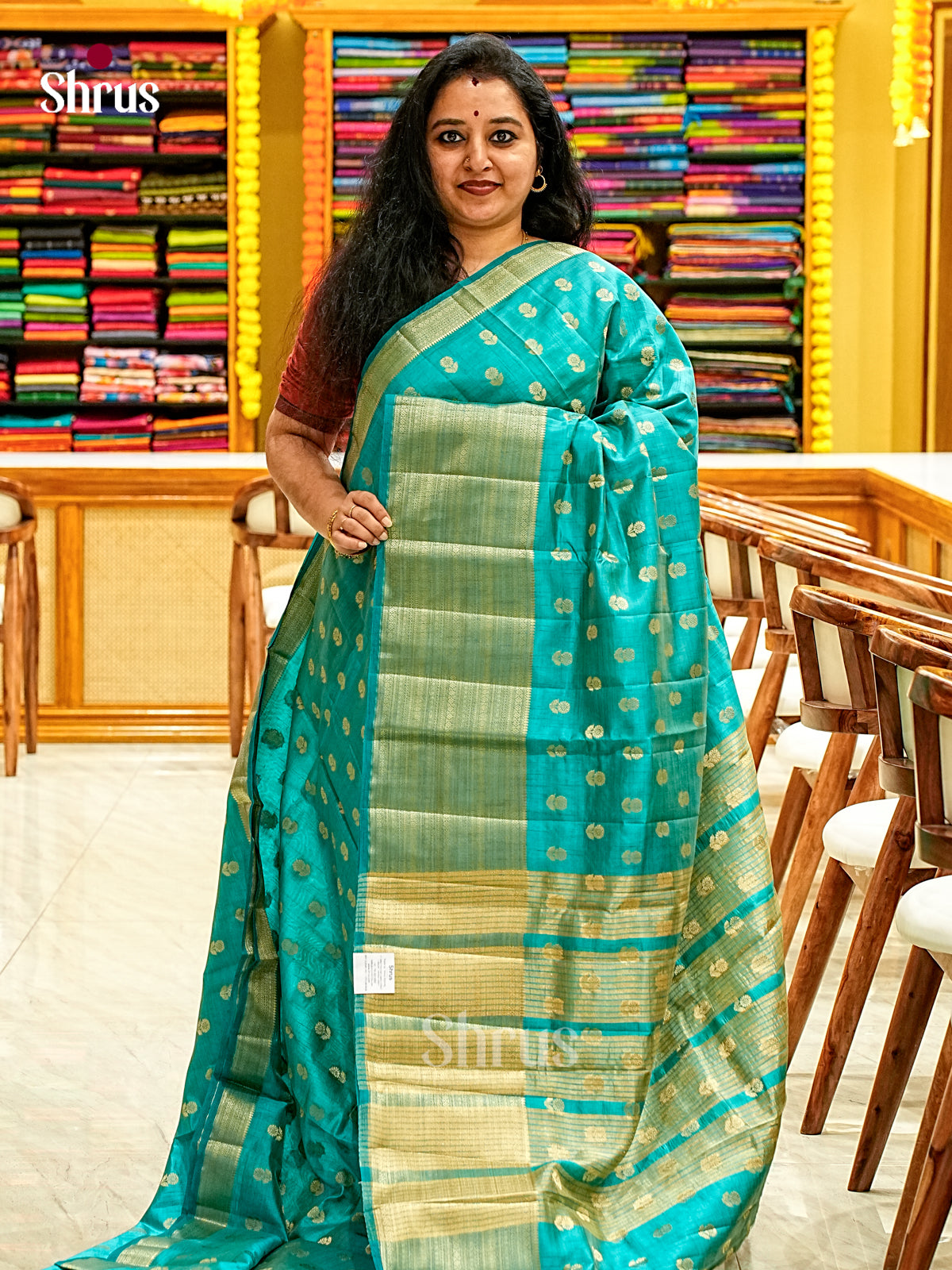 Semi Rawsilk Saree - EI19055