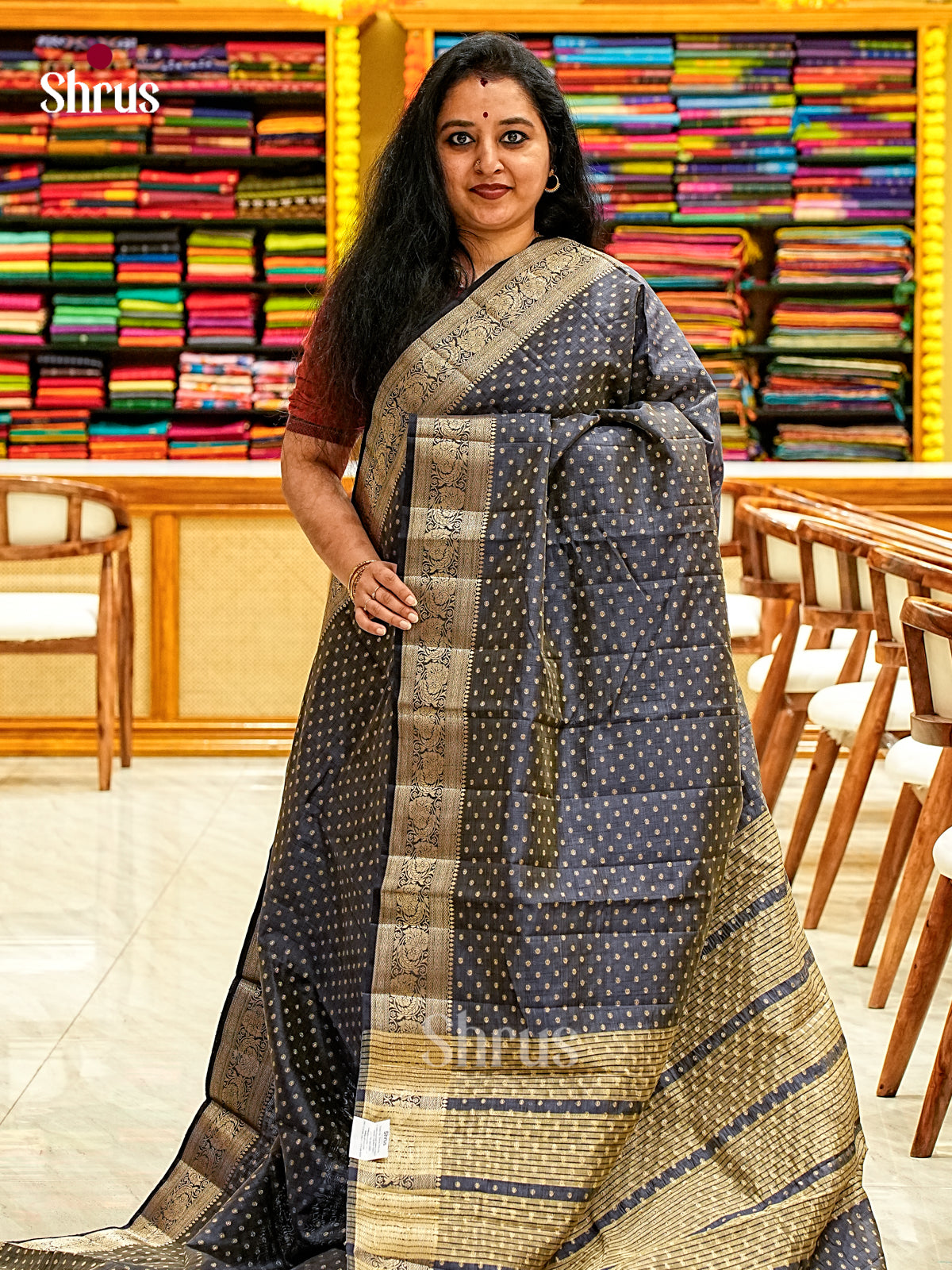 Semi Rawsilk Saree - EI19062