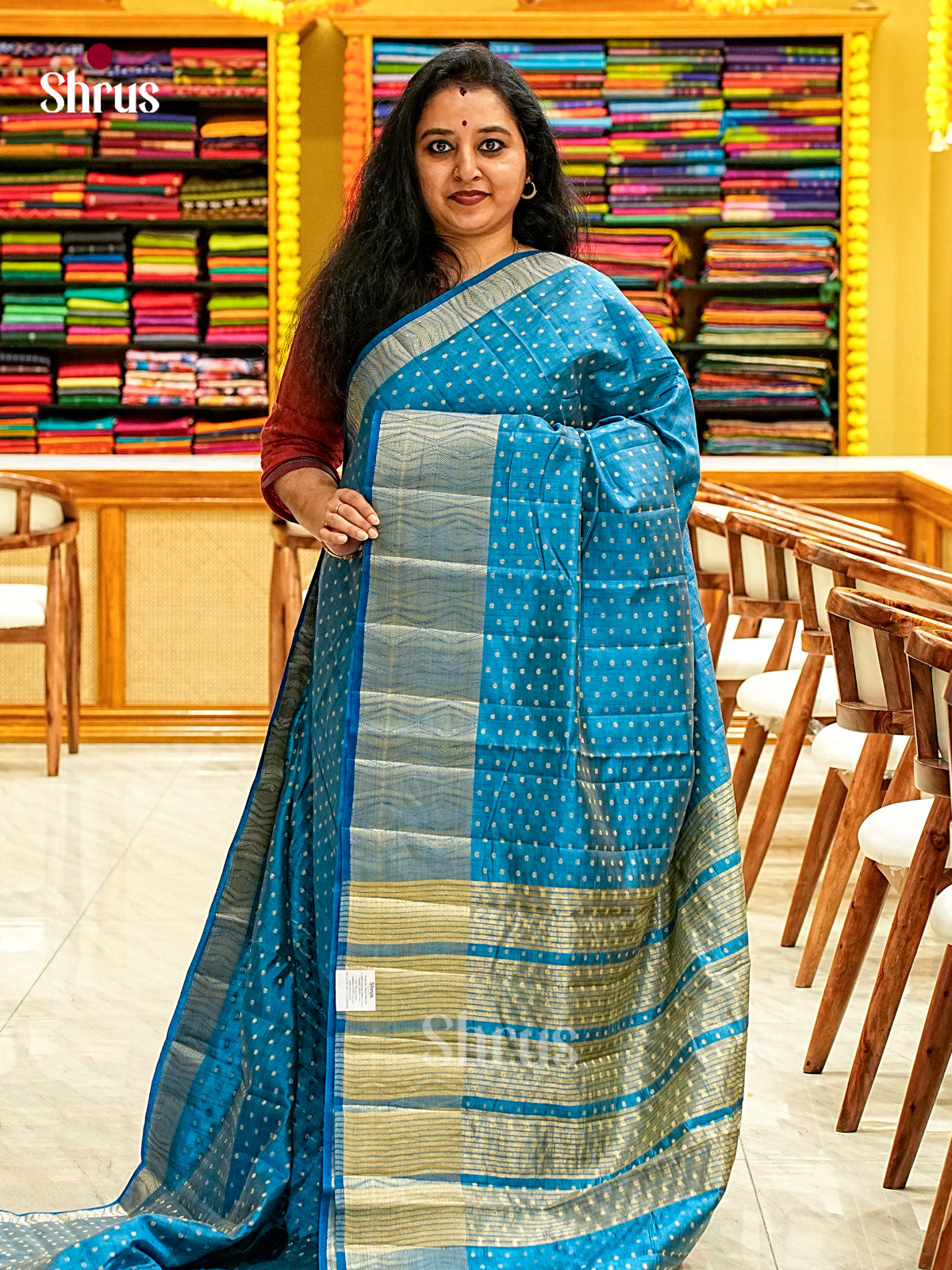 Semi Rawsilk Saree - EI19078