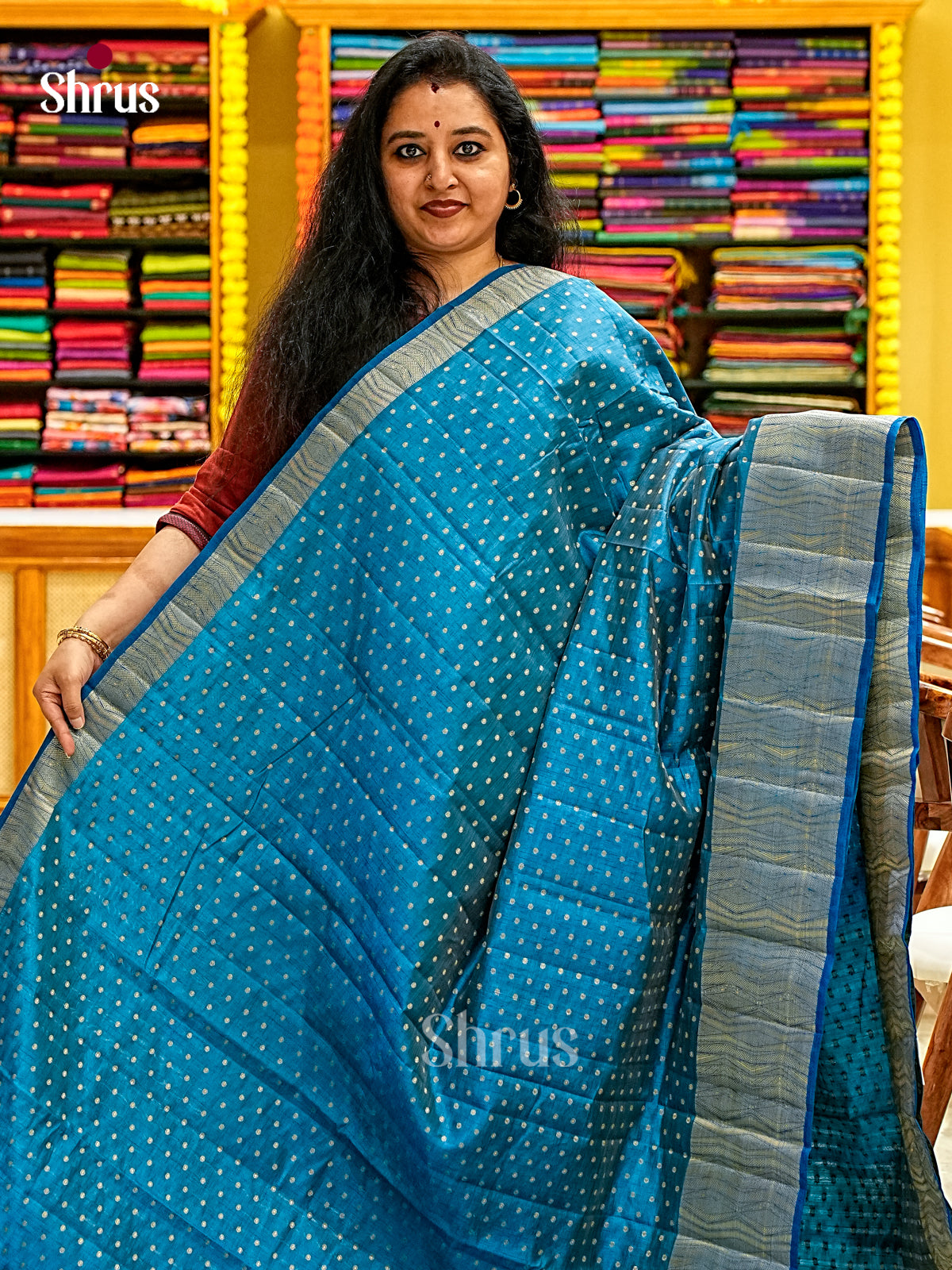 Semi Rawsilk Saree - EI19078