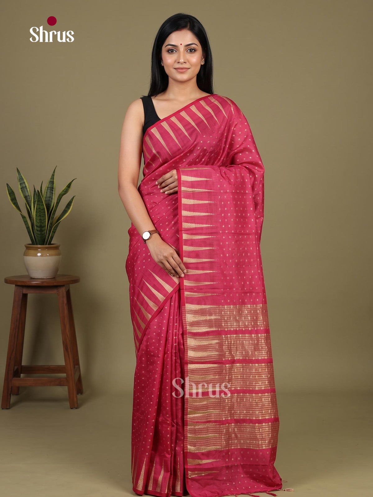 Semi Rawsilk Saree - EI19088