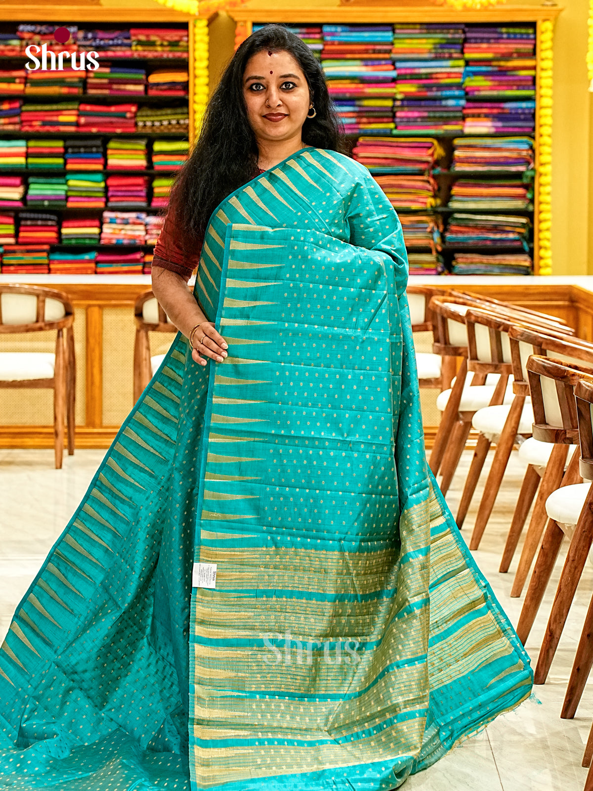 Semi Rawsilk Saree - EI19090