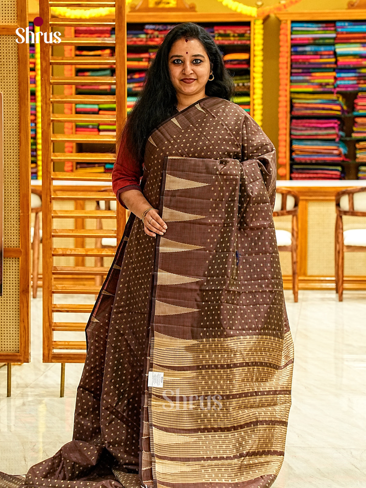 Semi Rawsilk Saree - EI19098