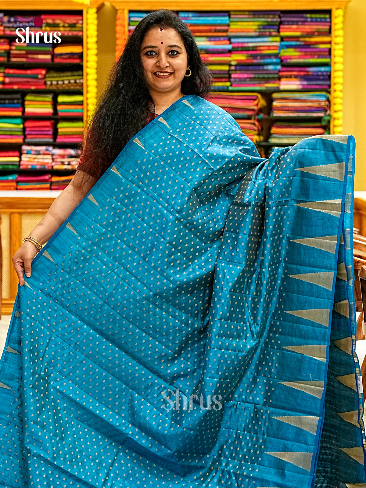 Semi Rawsilk Saree - EI19103