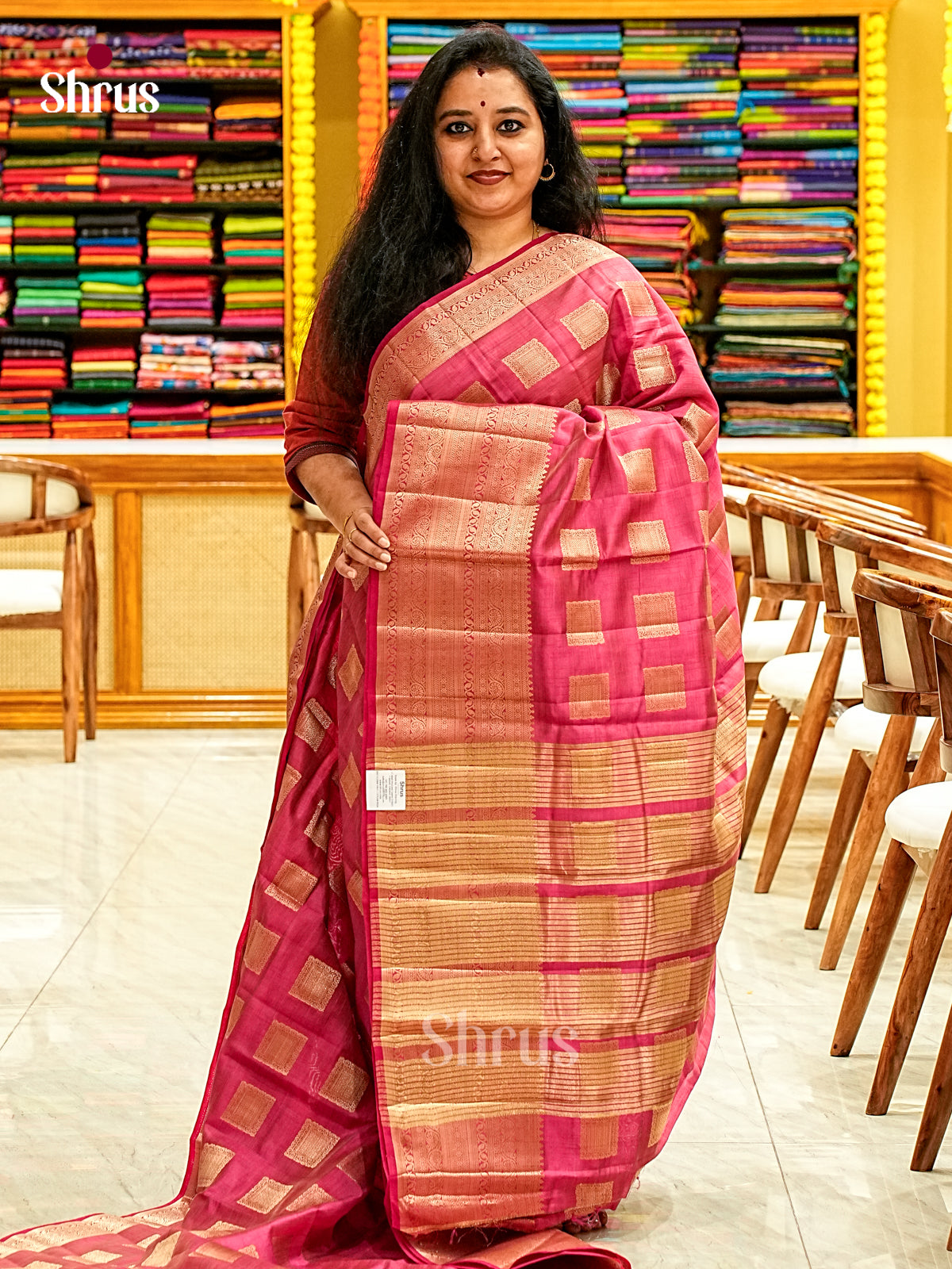 Semi Rawsilk Saree - EI19113
