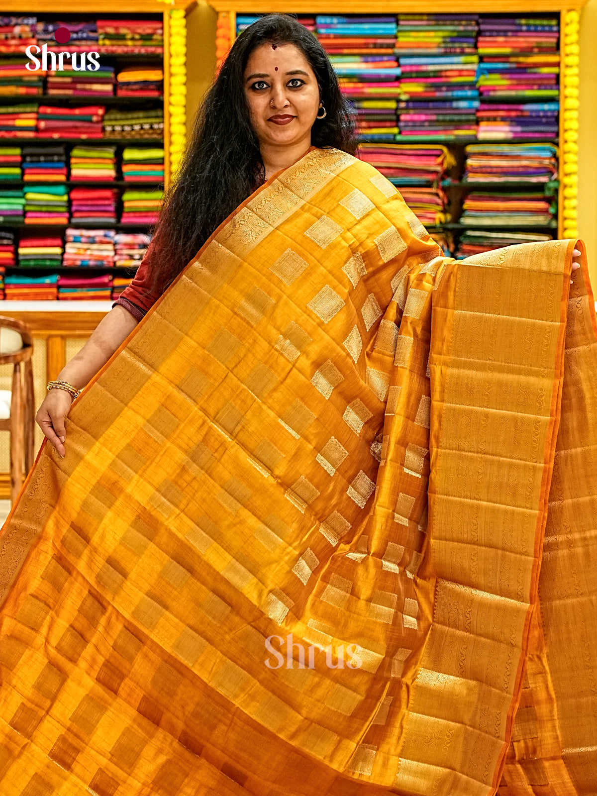 Semi Rawsilk Saree - EI19116