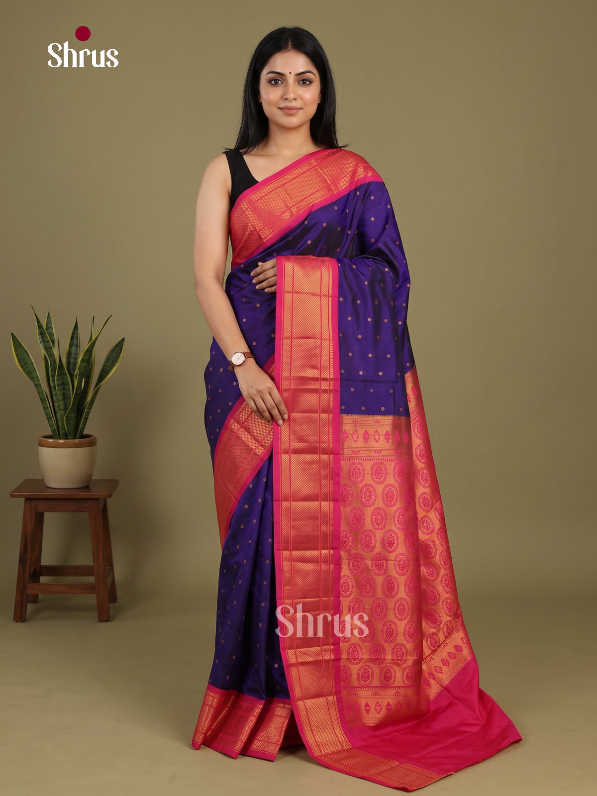 Semi Paithani Saree - EI19126