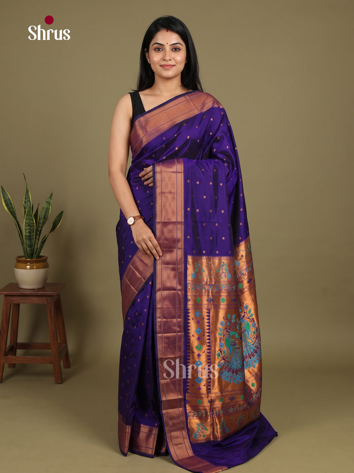 Semi Paithani Saree - EI19161