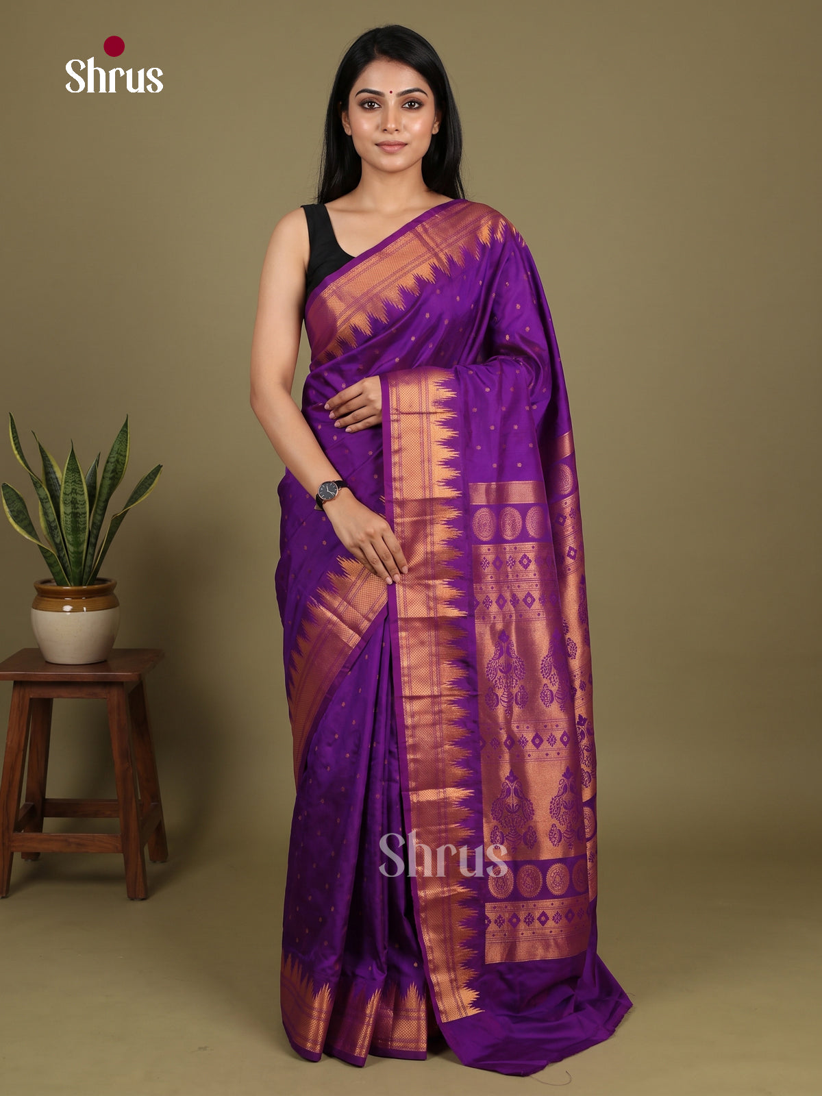 Semi Paithani Saree - EI19167