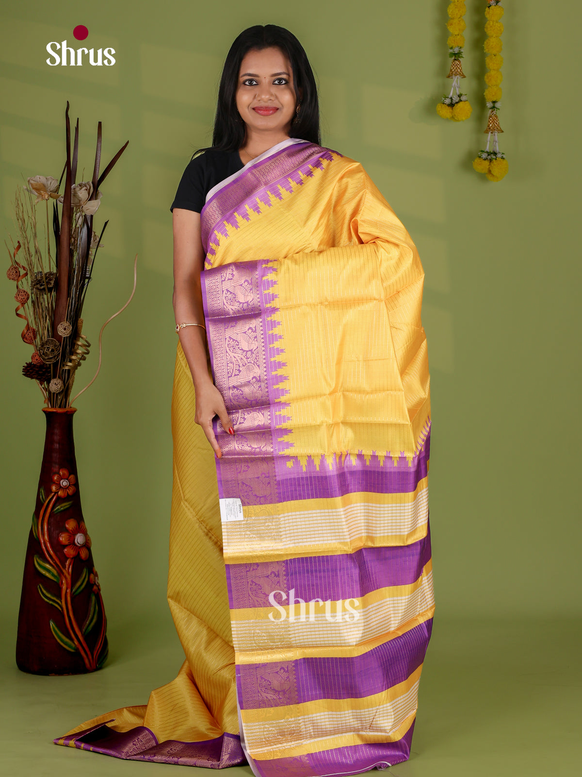 Semi Tussar Saree - EI21001