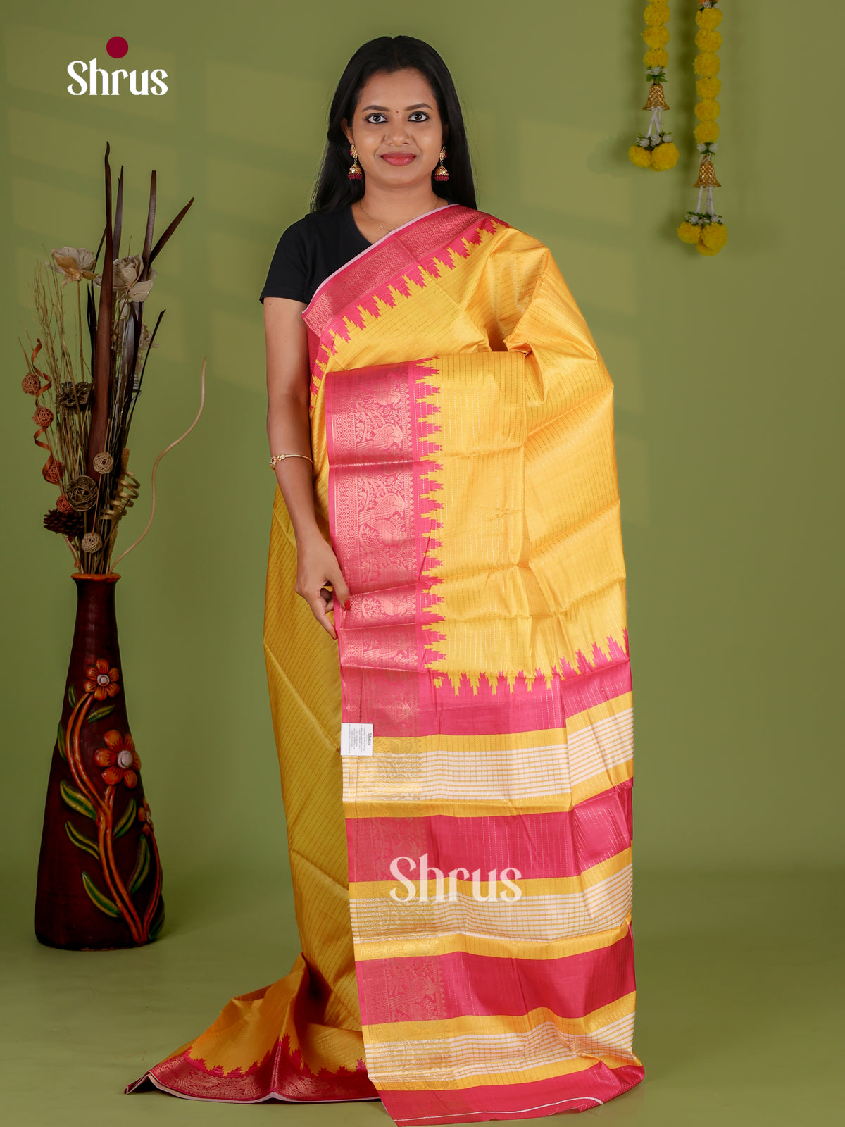 Semi Tussar Saree - EI21004