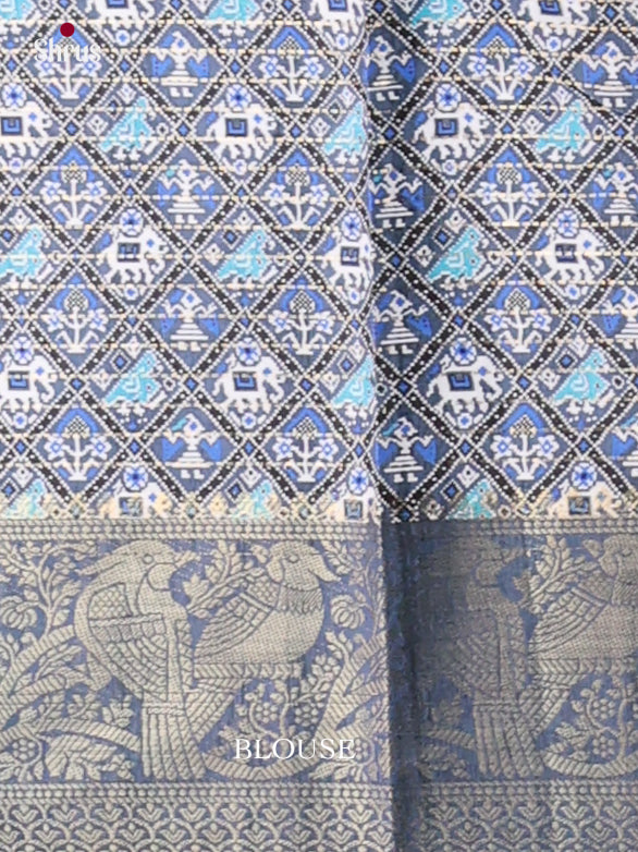 Semi Tussar Saree - EI21006