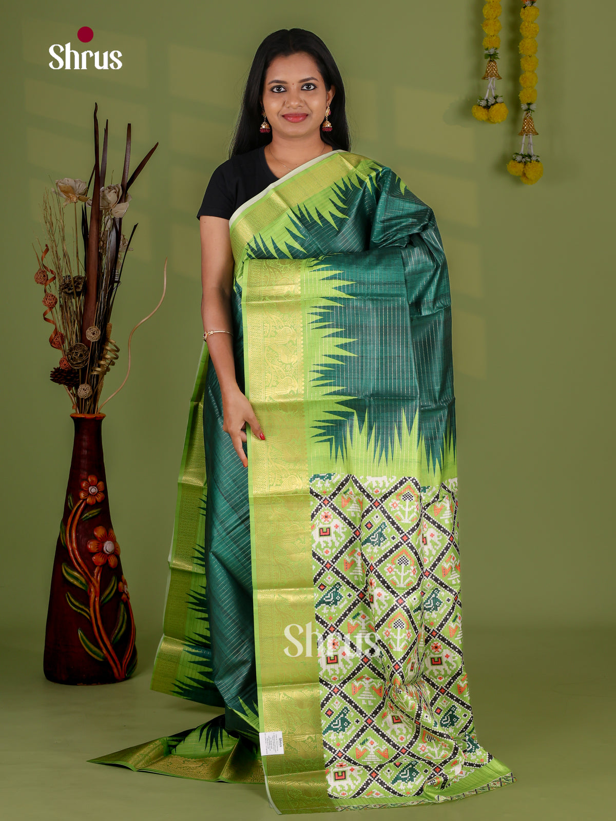 Semi Tussar Saree - EI21007