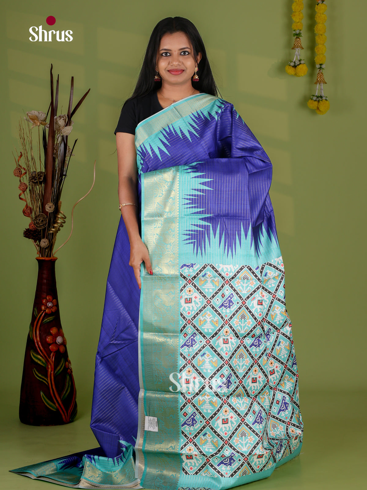 Semi Tussar Saree - EI21008