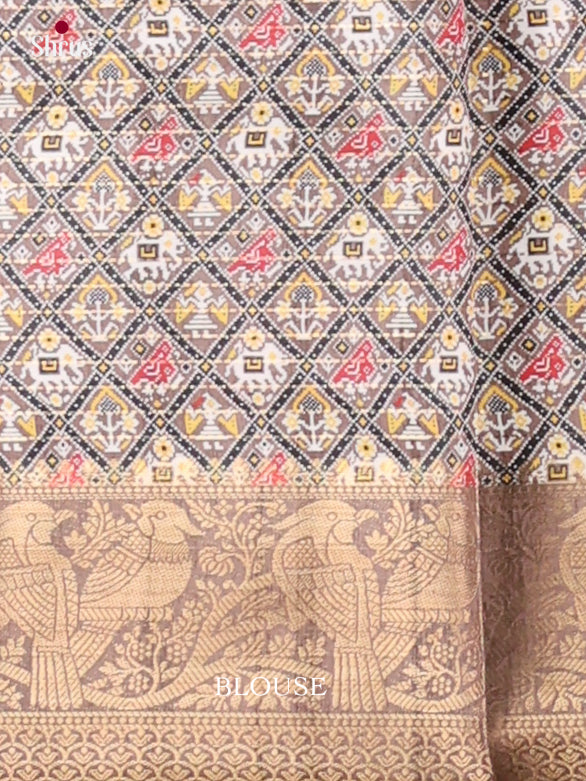 Semi Tussar Saree - EI21010