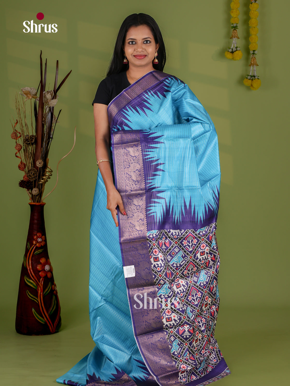 Semi Tussar Saree - EI21015