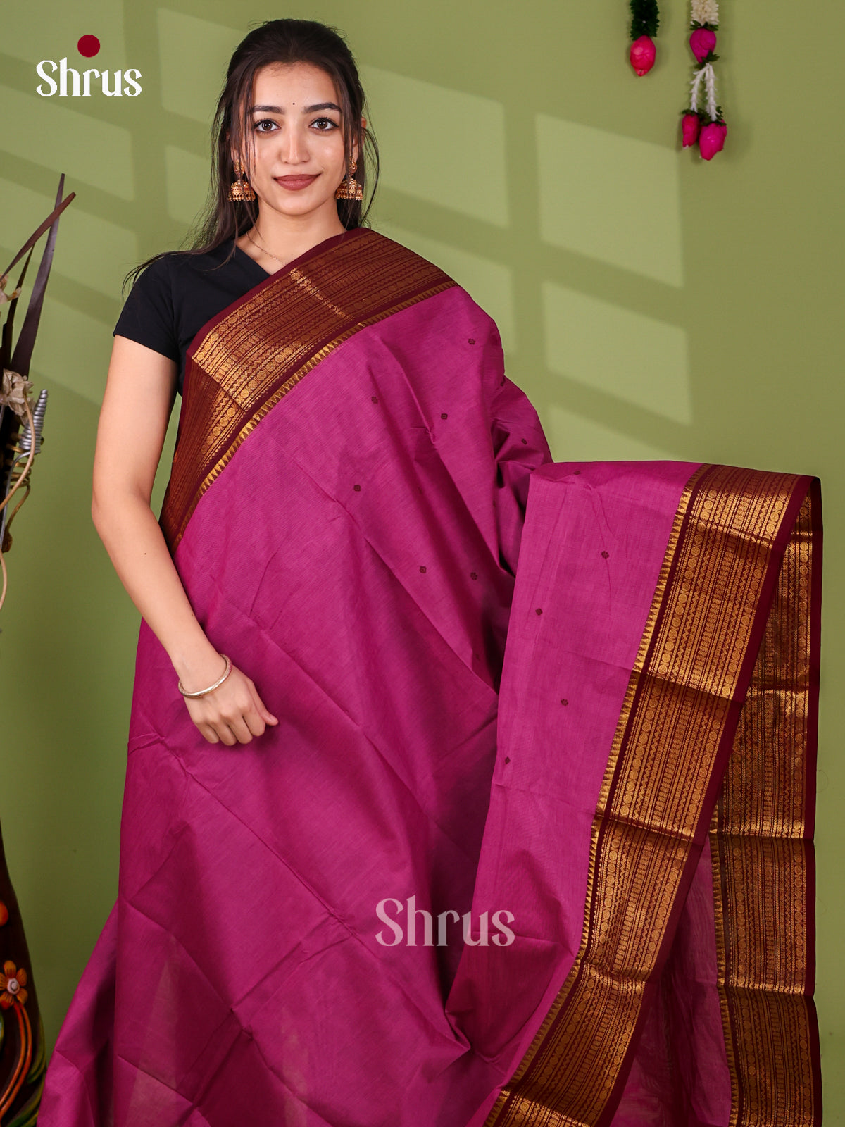 Chettinad Cotton Saree - EI21088