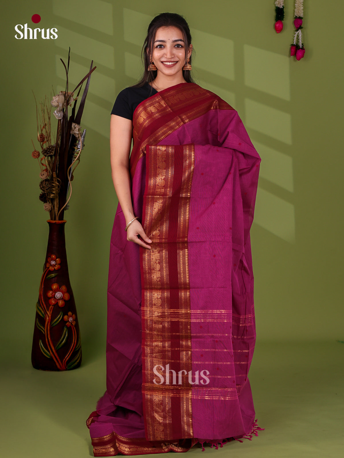 Chettinad Cotton Saree - EI21092