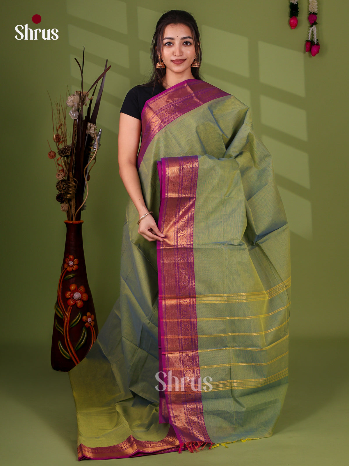 Chettinad Cotton Saree - EI21130