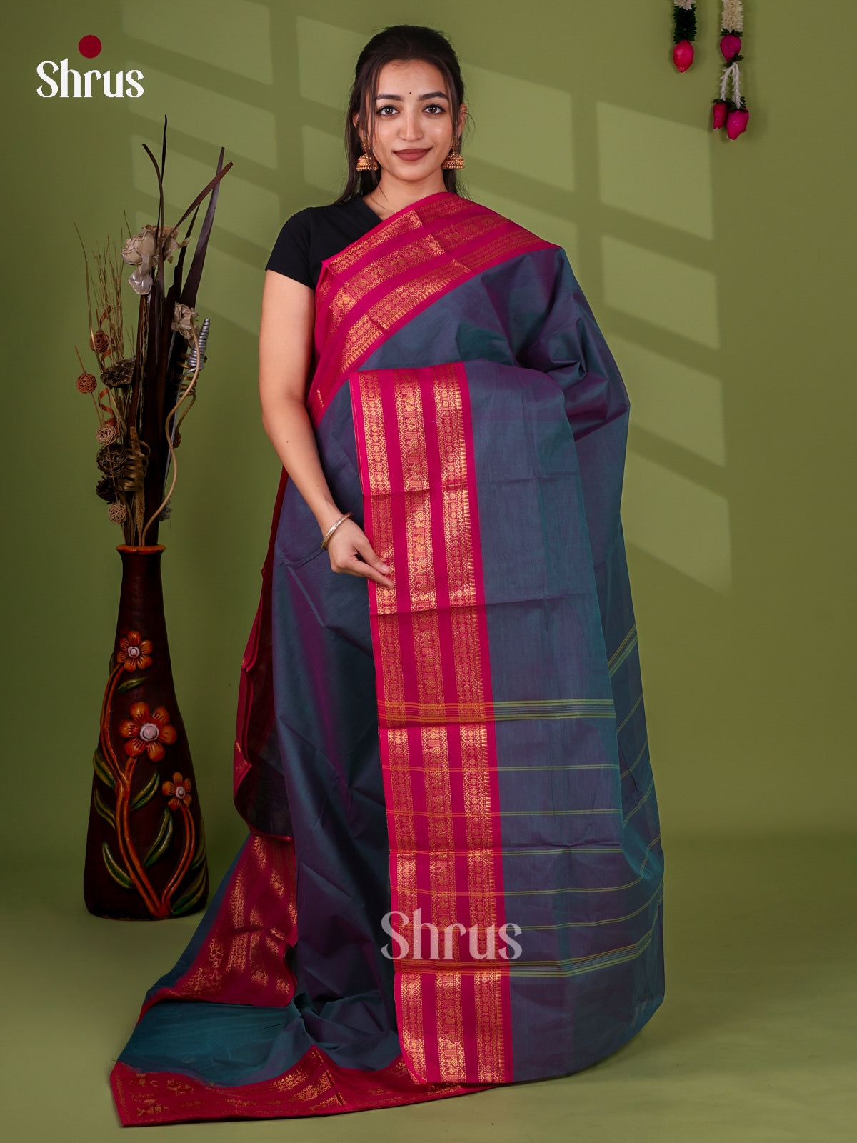 Chettinad Cotton Saree - EI21134