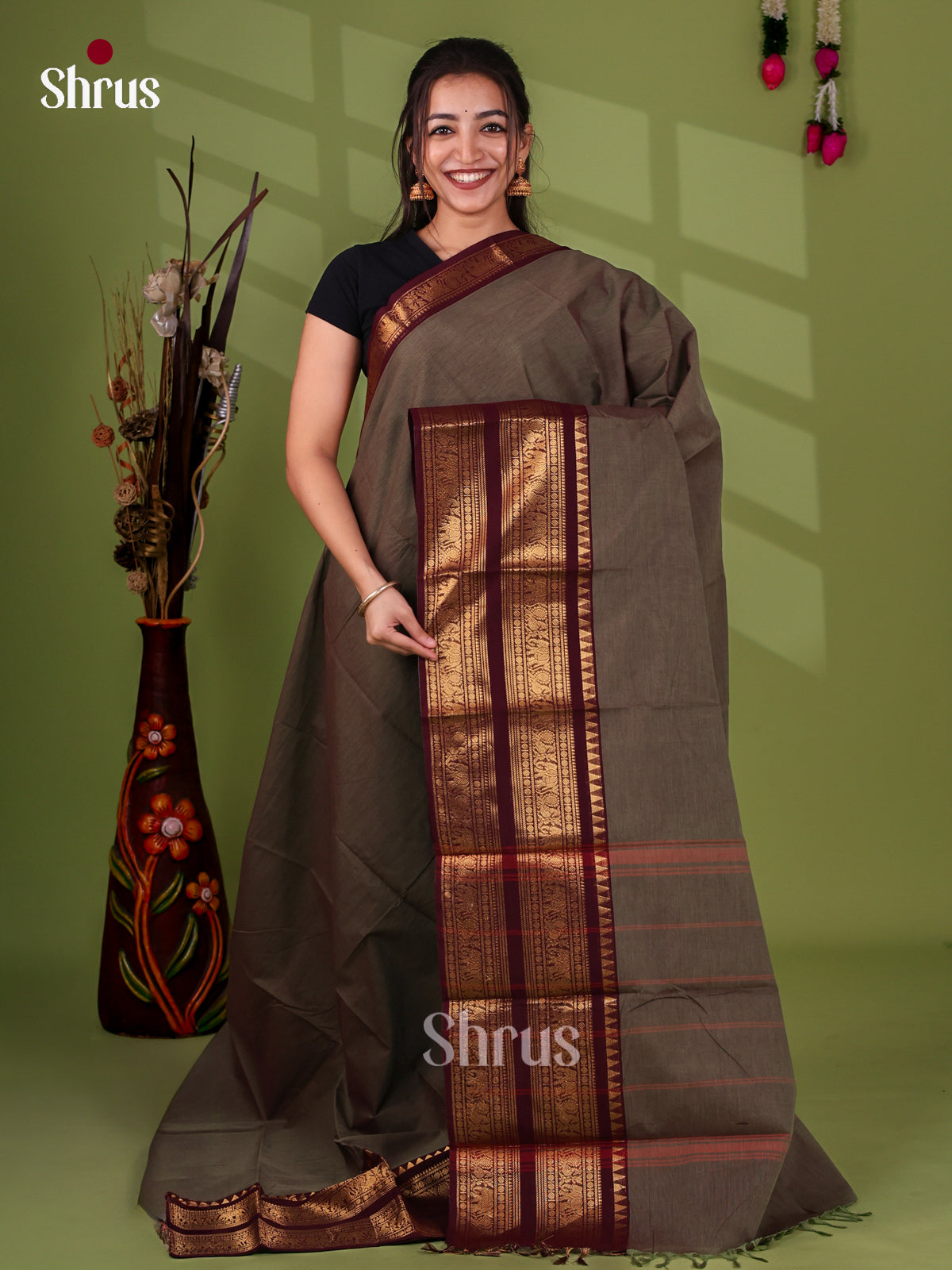 Chettinad Cotton Saree - EI21173