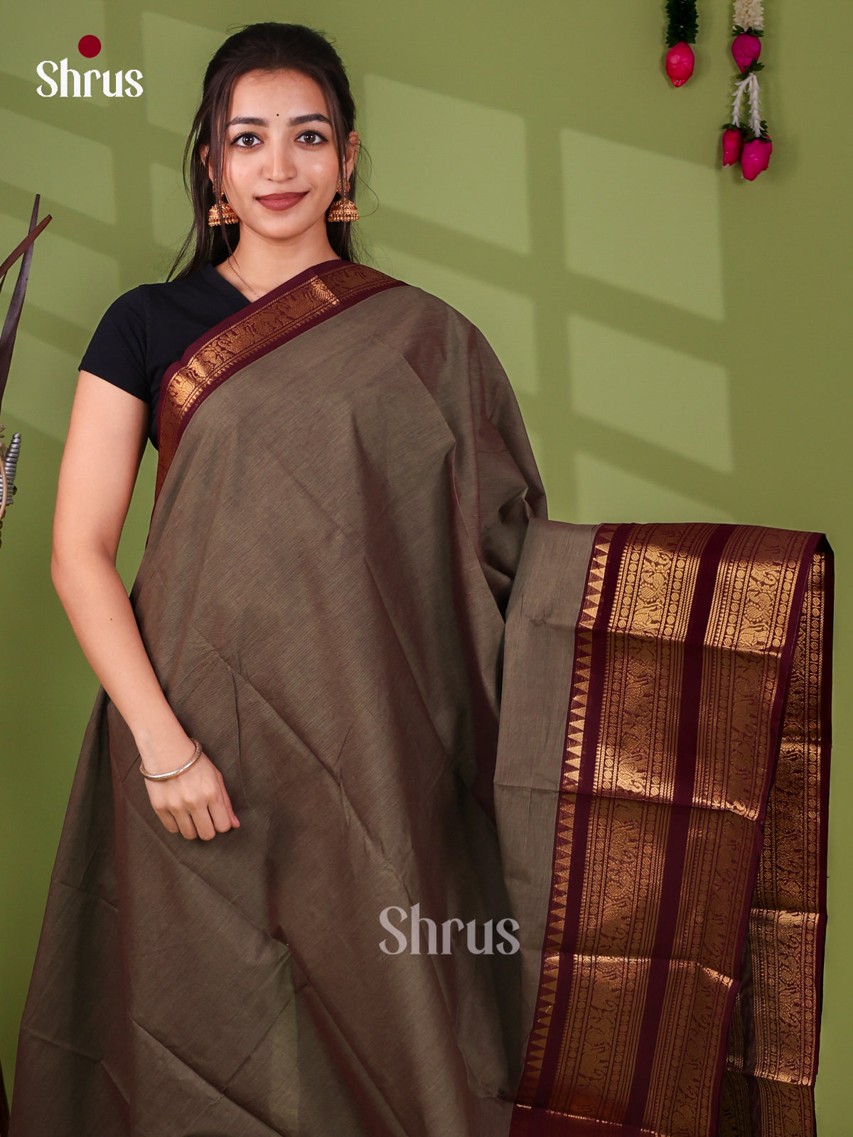 Chettinad Cotton Saree - EI21173