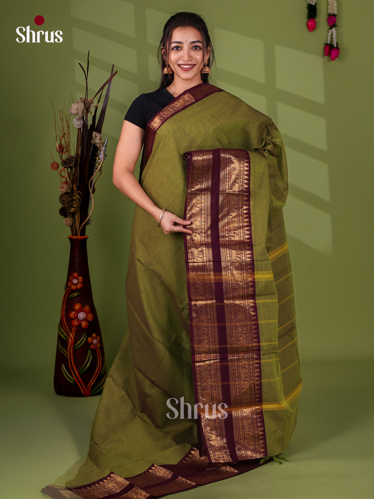 Chettinad Cotton Saree - EI21188