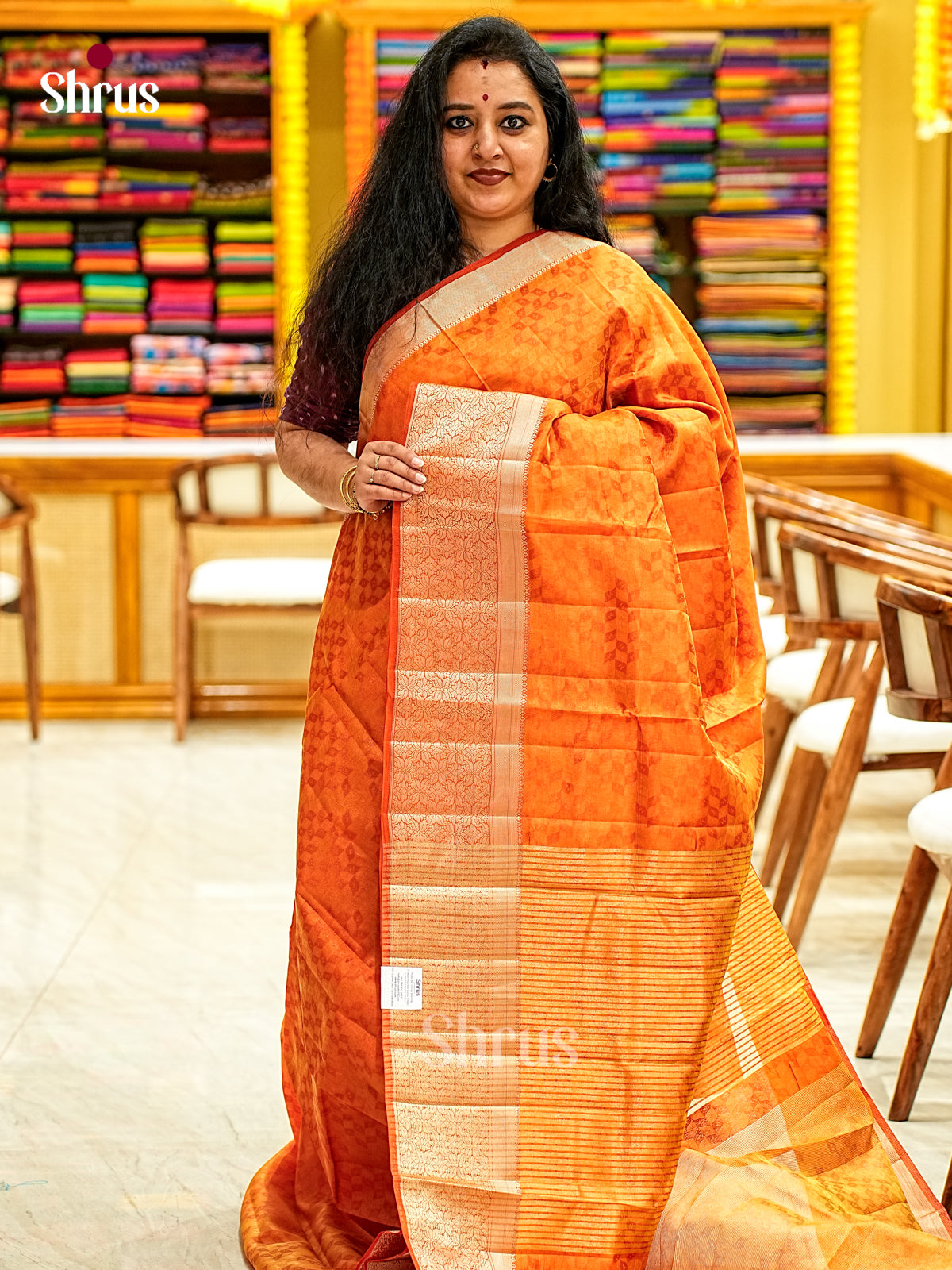 Semi Rawsilk Saree - EI21197