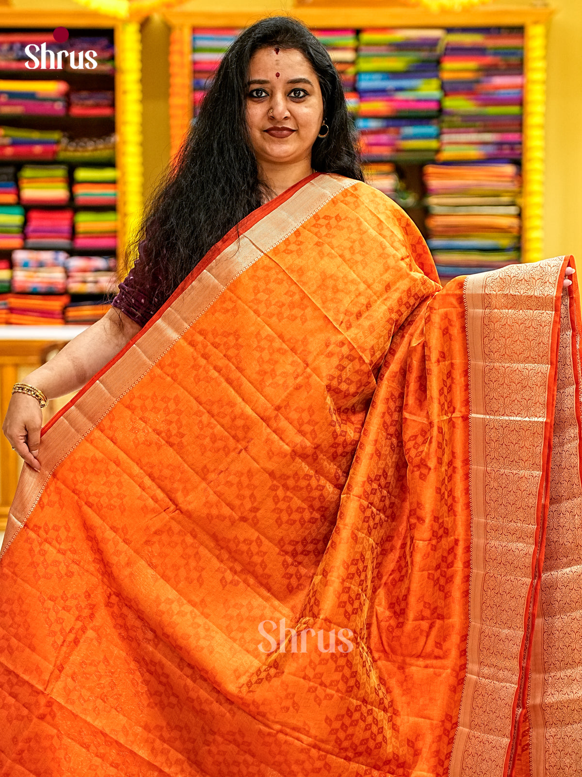 Semi Rawsilk Saree - EI21197