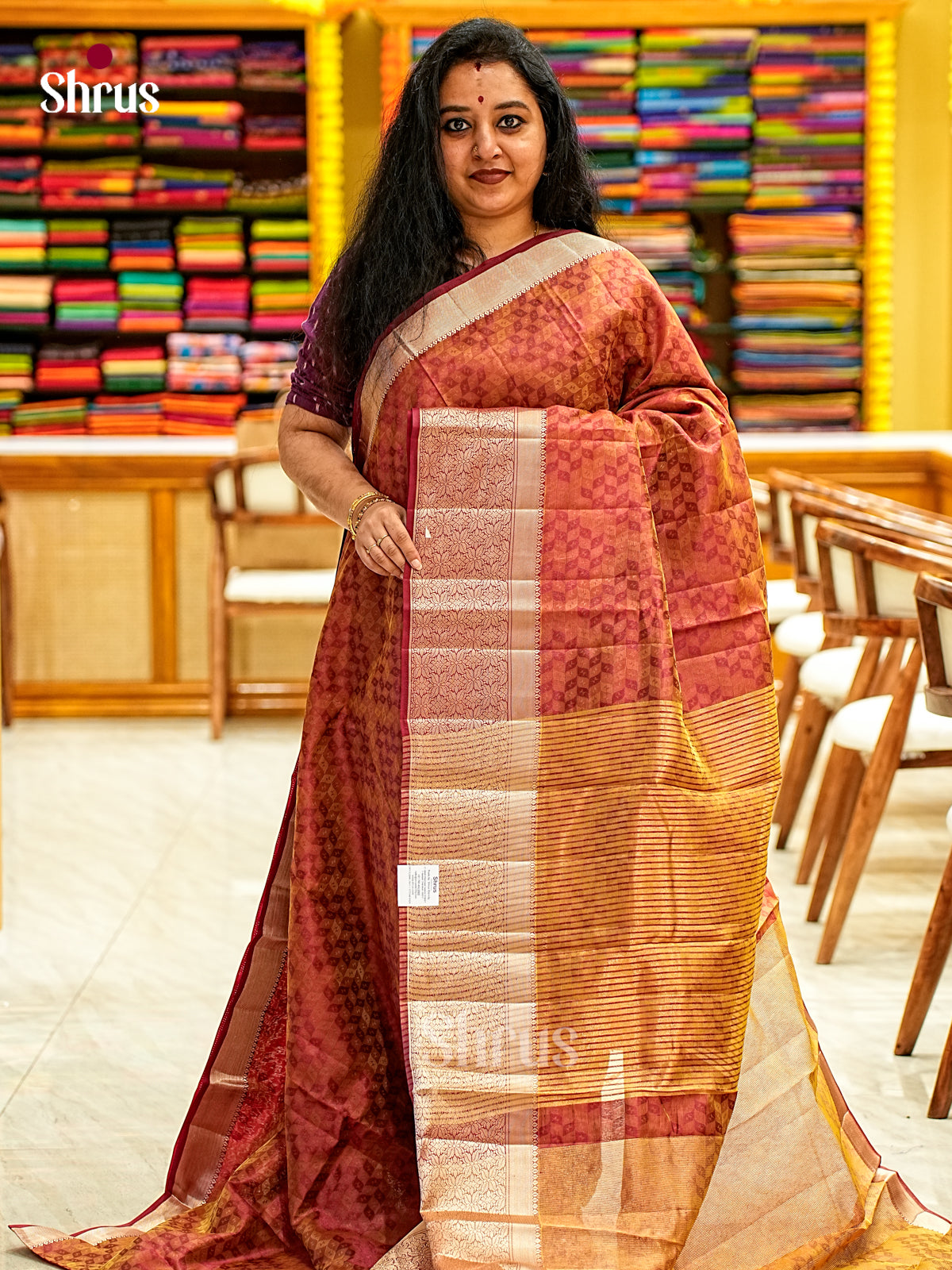 Semi Rawsilk Saree - EI21198