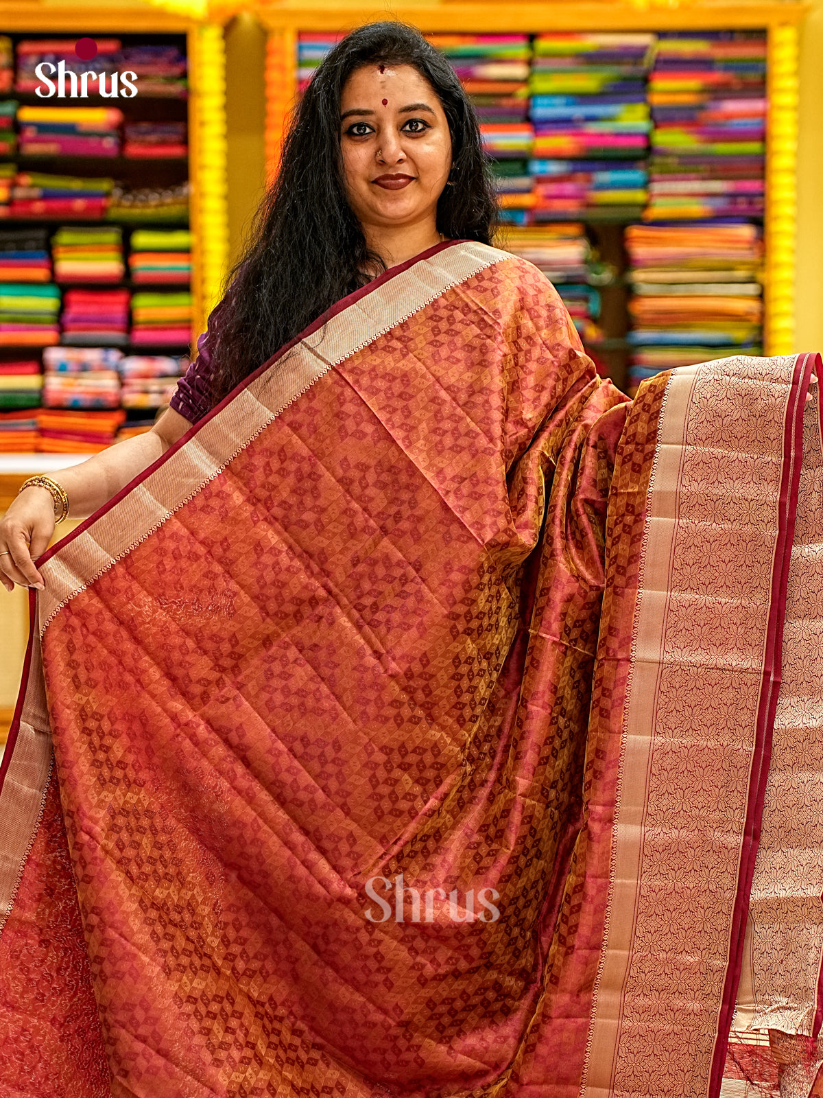 Semi Rawsilk Saree - EI21198